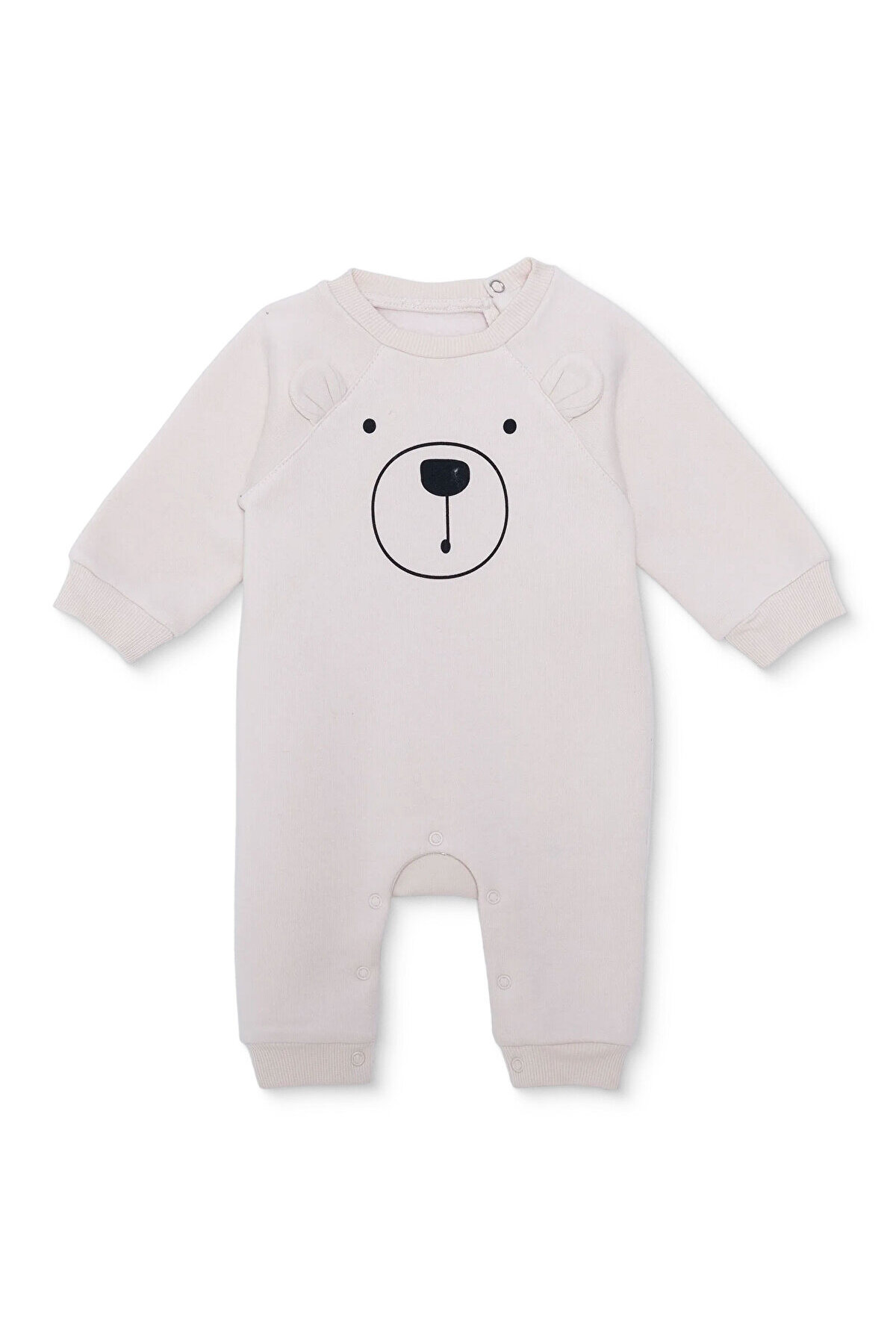 HelloBaby Baby Boy Newborn Footless Jumpsuit Raised Three Thread Crew Neck Long Sleeve Footless Leggings