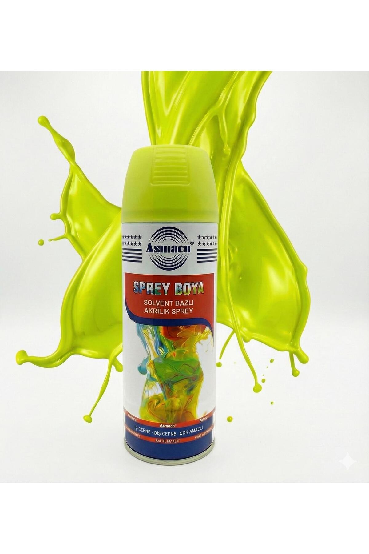Asmaco Multi Purpose Solvent Based Acrylic 400 ML Spray Paint Aluminum, Wood, Plastic, Iron, Metal