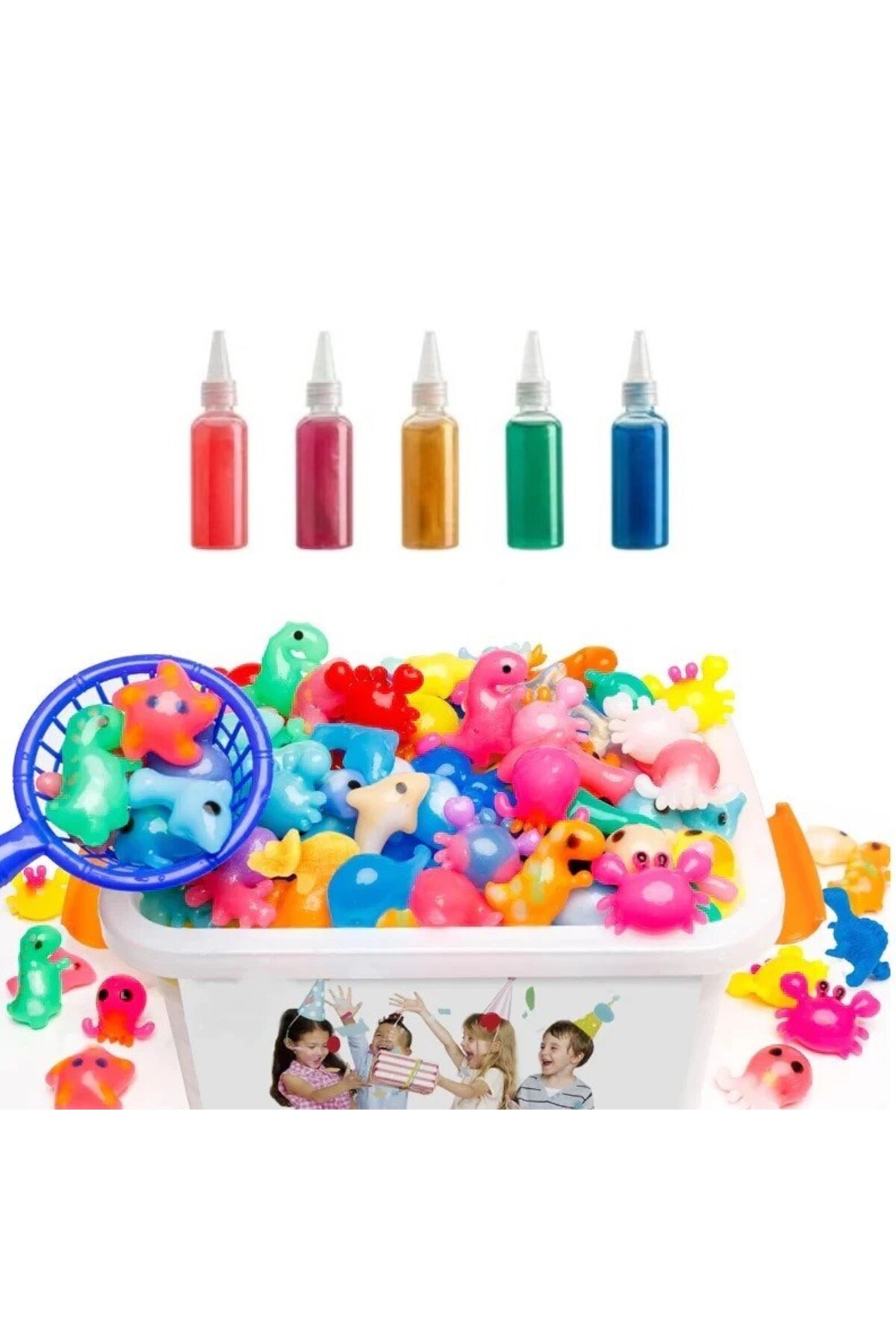 مجموعه اسباب‌بازی آبی جادویی ژله‌ای Elf Aqua Gel جایگزین، فاقد کپک