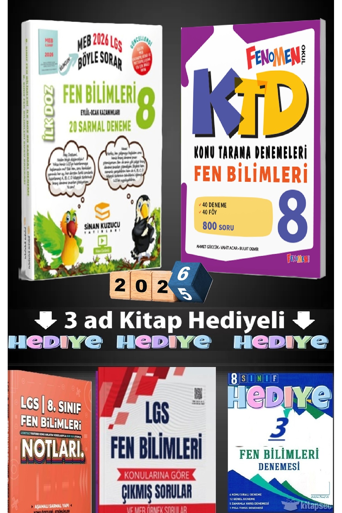 SİNAN KUZUCU YAYINLARI 8. Sınıf 2026 İlk Doz Sarmal Branş