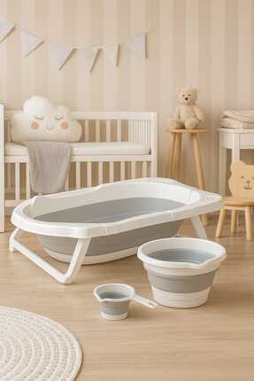 CKM silikon Bebek Küveti Katlanırabilir Banyo Seti