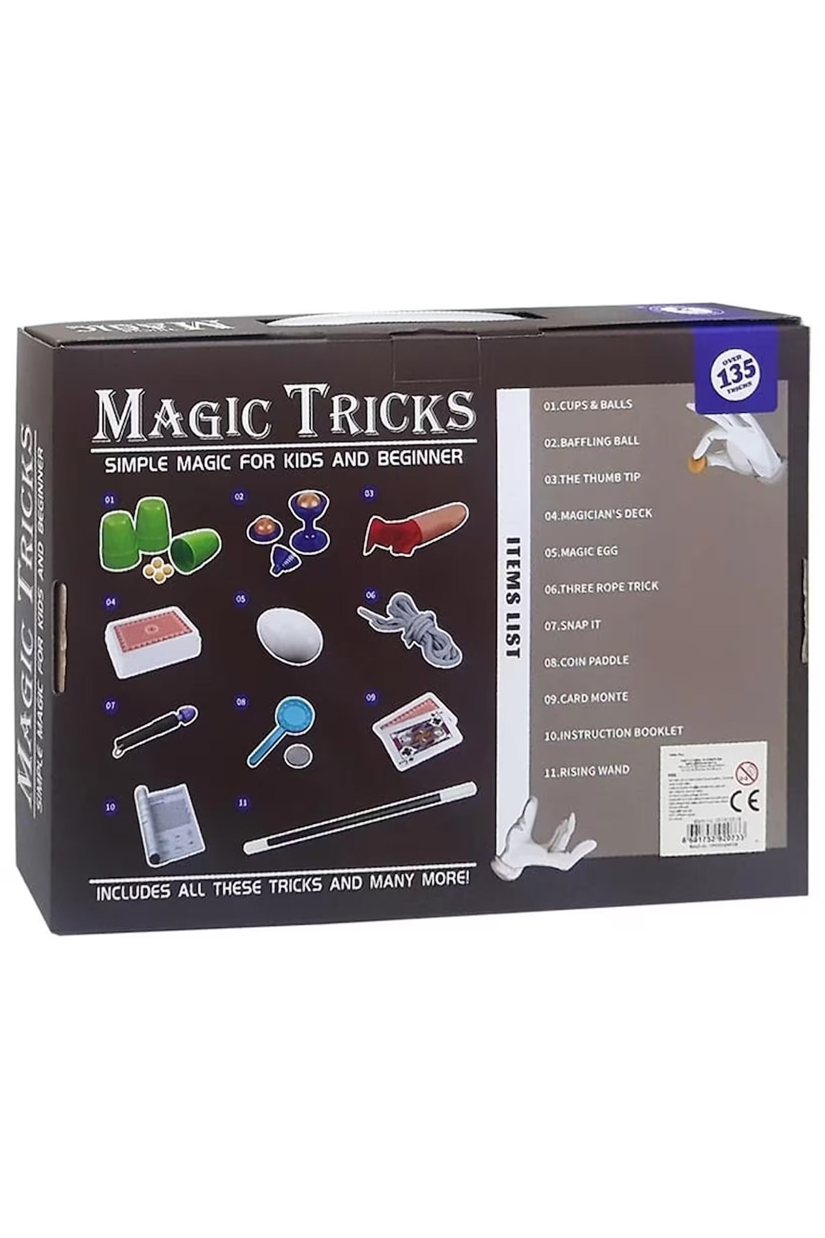 Online Magic Trıcks Sihirbazlık Oyun Seti 135 in Üzerinde Numara