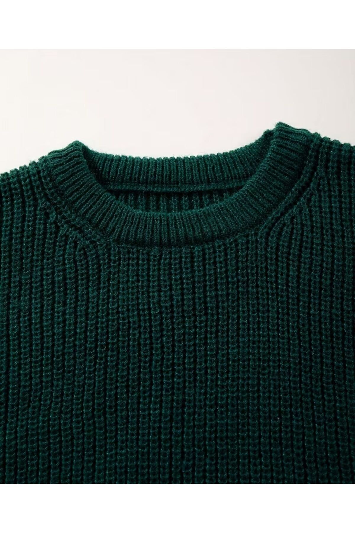 FAVORİST  ERKEK ÖRME TRİKO KAZAK BİSİKLET YAKA BTK - Görsel 2