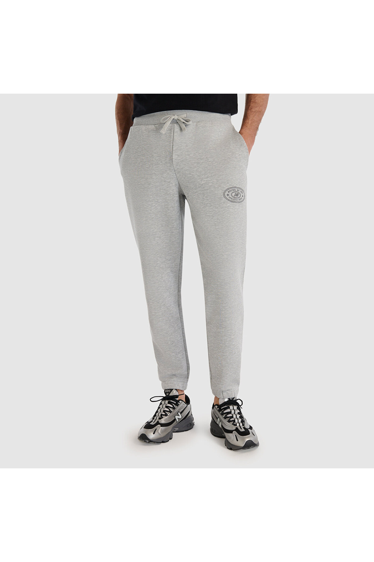 شلوار مردانه خاکستری سبک زندگی نیو بالانس شلوار New Balance