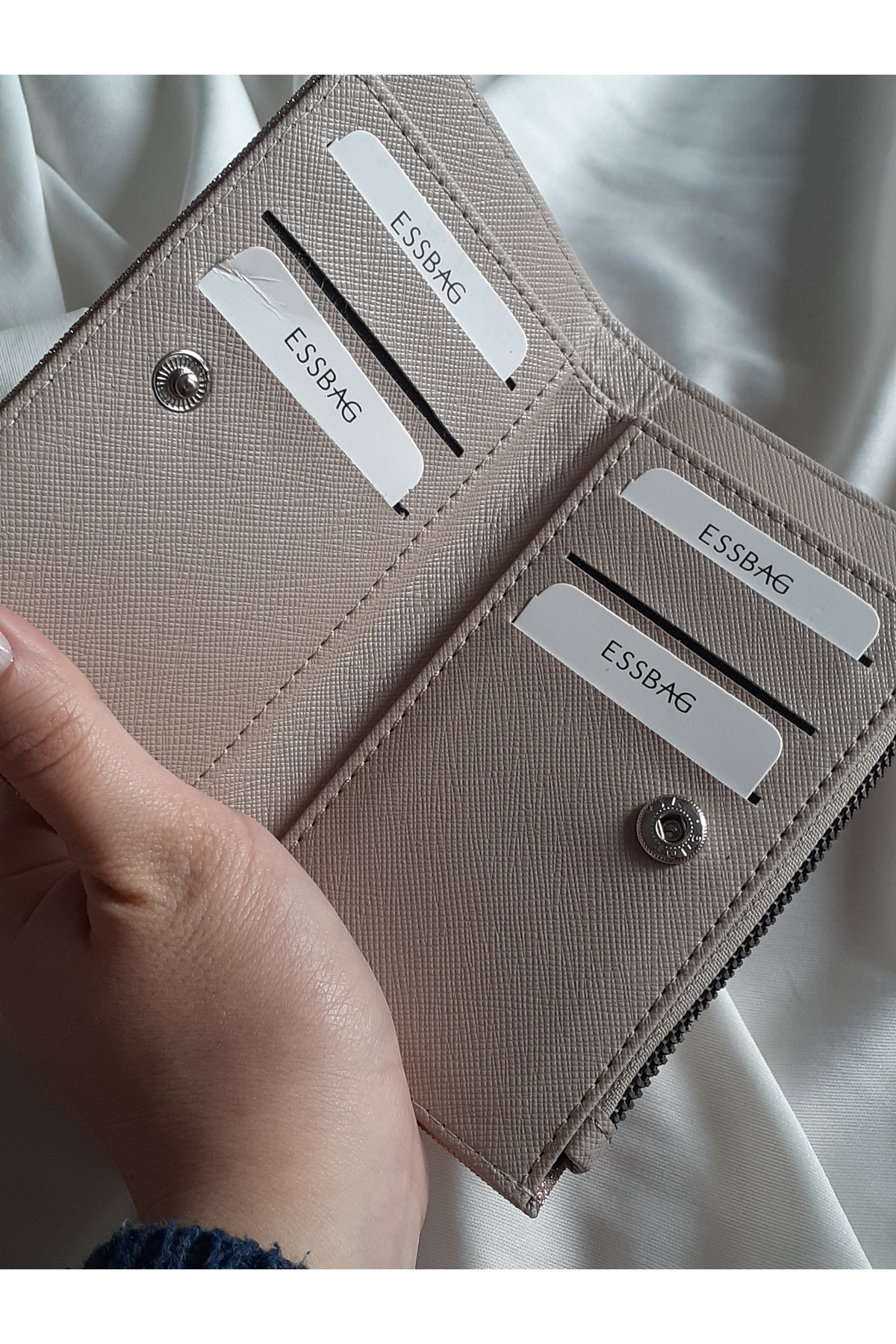 byliora  Simli Rose Gold Kartlık/Cüzdan - Görsel 4