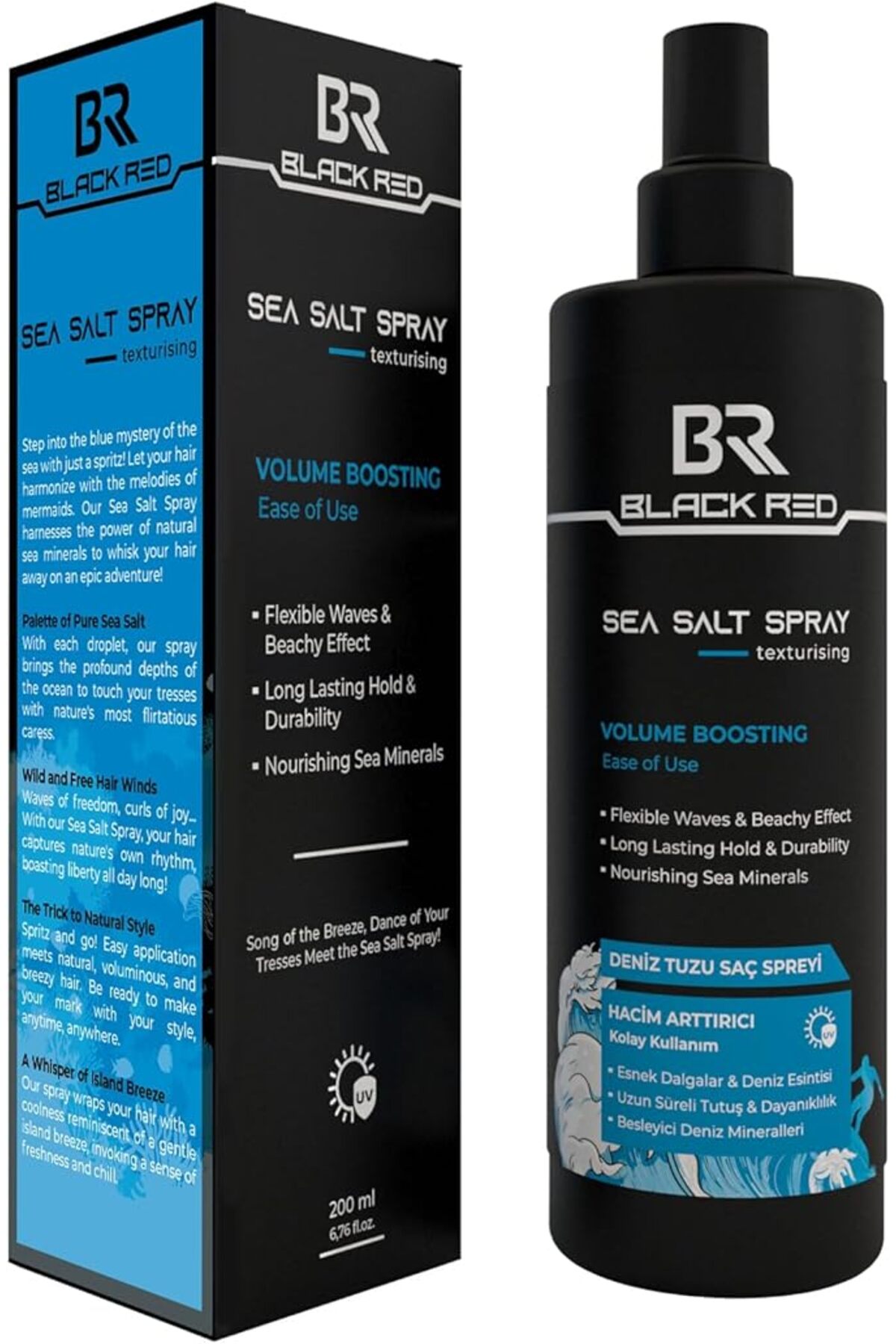 Red Saç Deniz Tuzu Spreyi - Sea Salt Spray Orta Tutuşlu Hacimlendirir Anti Uv Saç Şekillendirici — LHNDTRESTCET48U8-AIVI-XG2I-A — تصویر 5 از 5