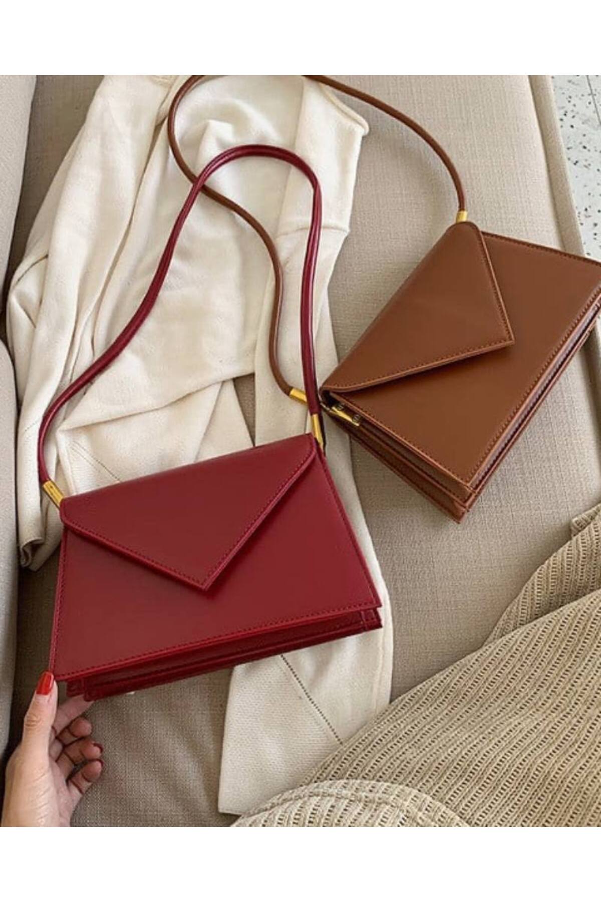 Taba ZARF Retro Kadın El ve Omuz Çantası görünüm 3