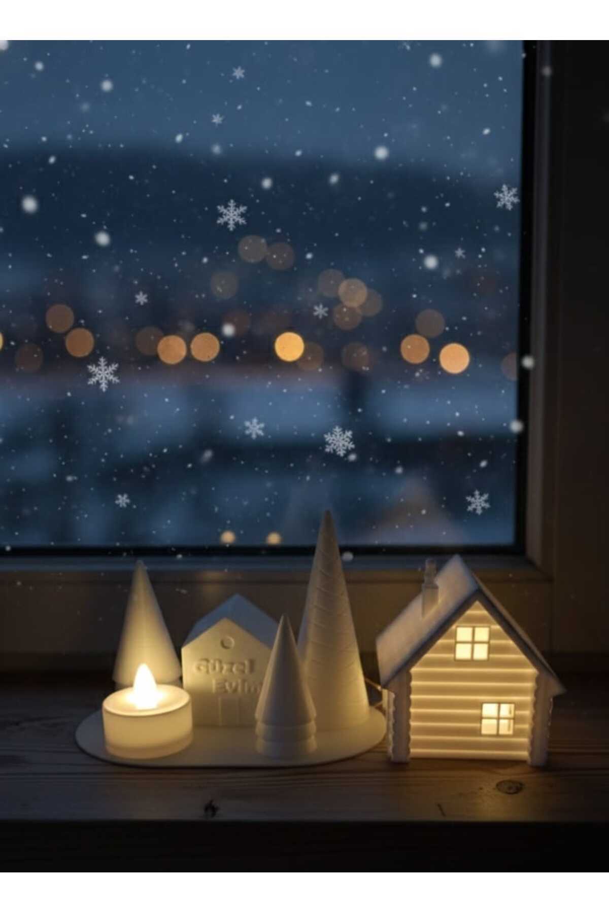 Tealight Candle Holder Cute Home Decor Set Battery Powered Led