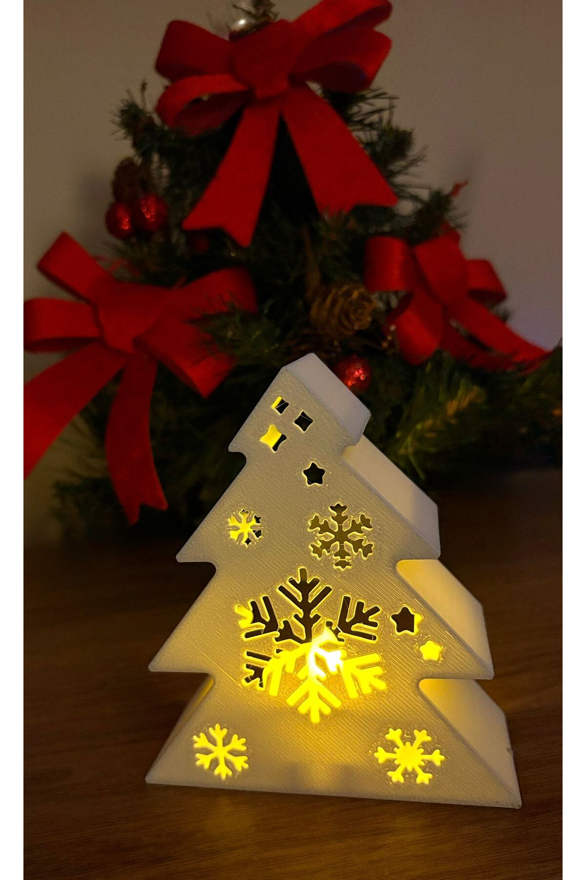 Pine Decorative Candle Holder , New Year Decorative Trinket,Candle Holder (with led tealight gift) , 10x8