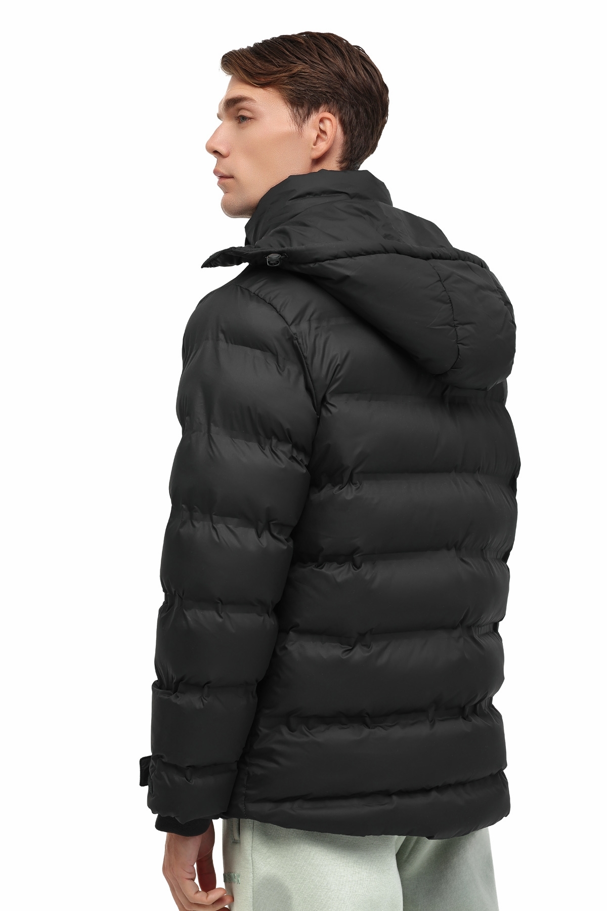 Lumberjack  ML YAOCAN 1ARW-115 5PR Siyah Erkek Kısa Kaban - Görsel 2