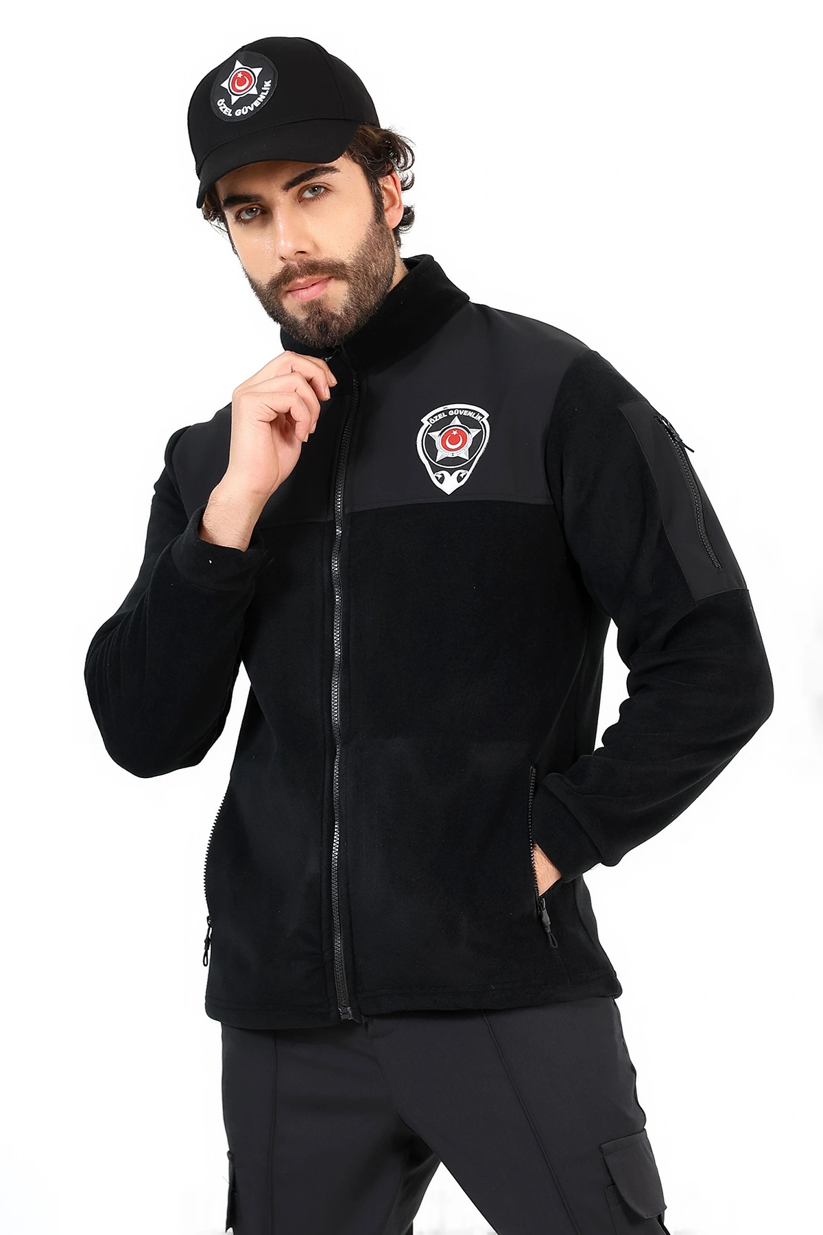 Bilen tekstil Özel Güvenlik Soft Shell Robalı Polar Mont