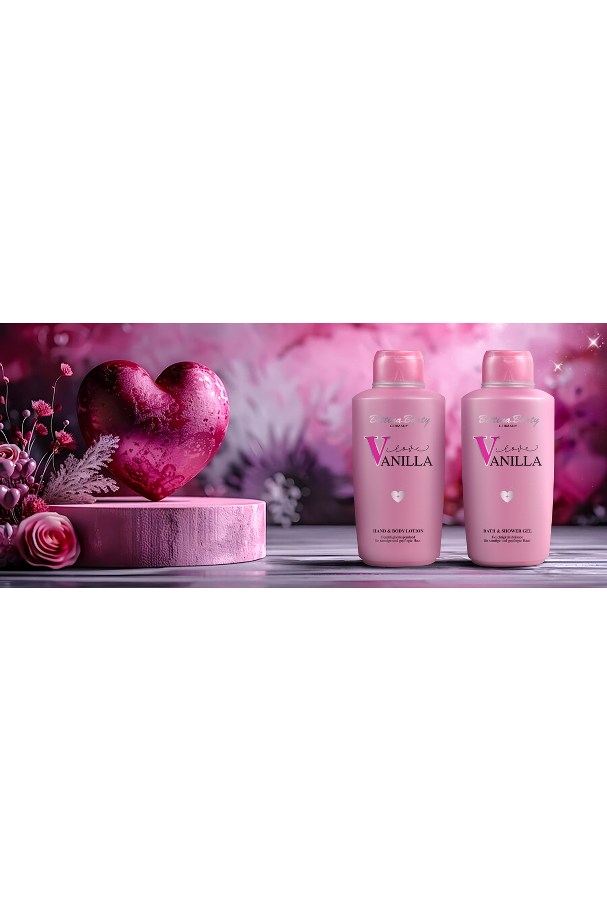 Love Vanilla Hand & Body Lotion - Sevgi Vanilyalı El & Vücut Losyonu 500 ml — 4008268001292 — تصویر 7 از 8