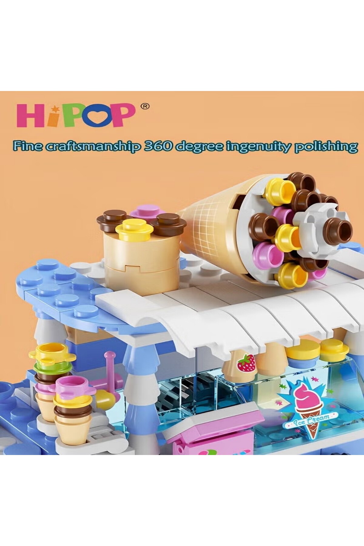 ۸ در ۱ بلوکهای ساختمانی مینی فروشگاه، سازگاری گسترده، مجموعه بلوکهای ساختمانی مینی فیگور ۱۴۳۹ تکه