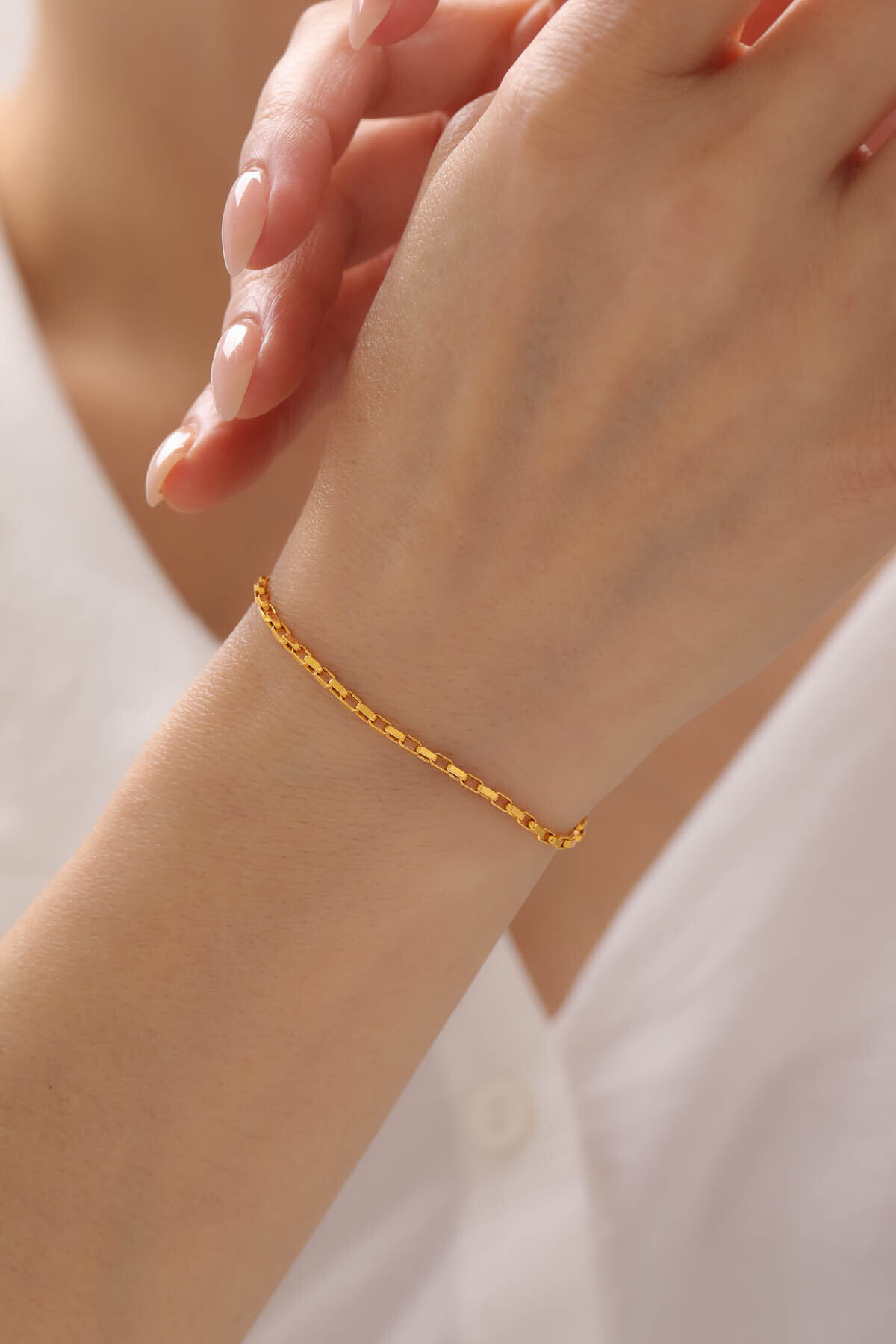 Kado Kuyumculuk Küp Bileklik 14 Ayar Altın