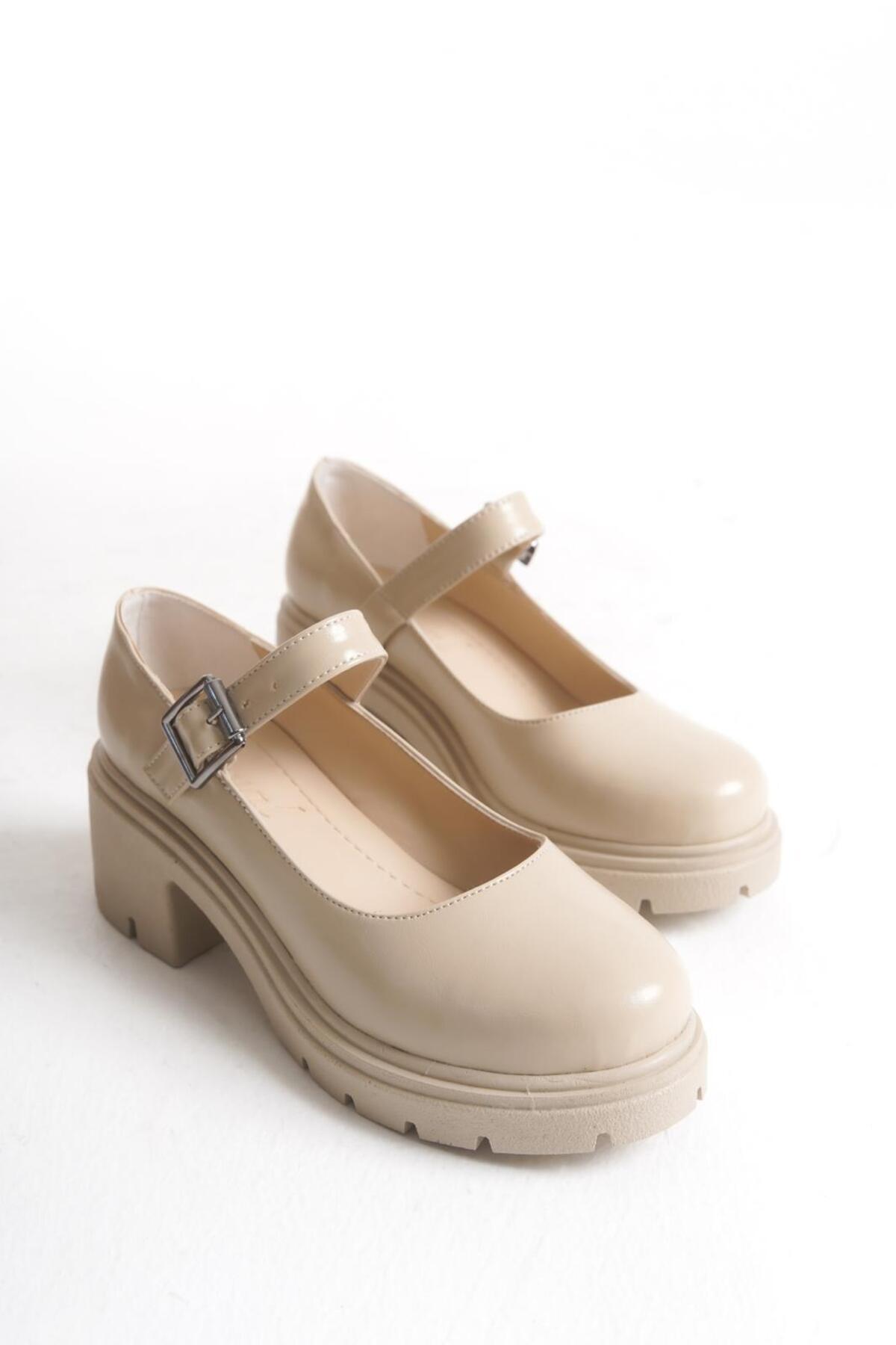 kajal ayakkabı JVL 027 Kemer Bağlamalı Loafer görsel 5
