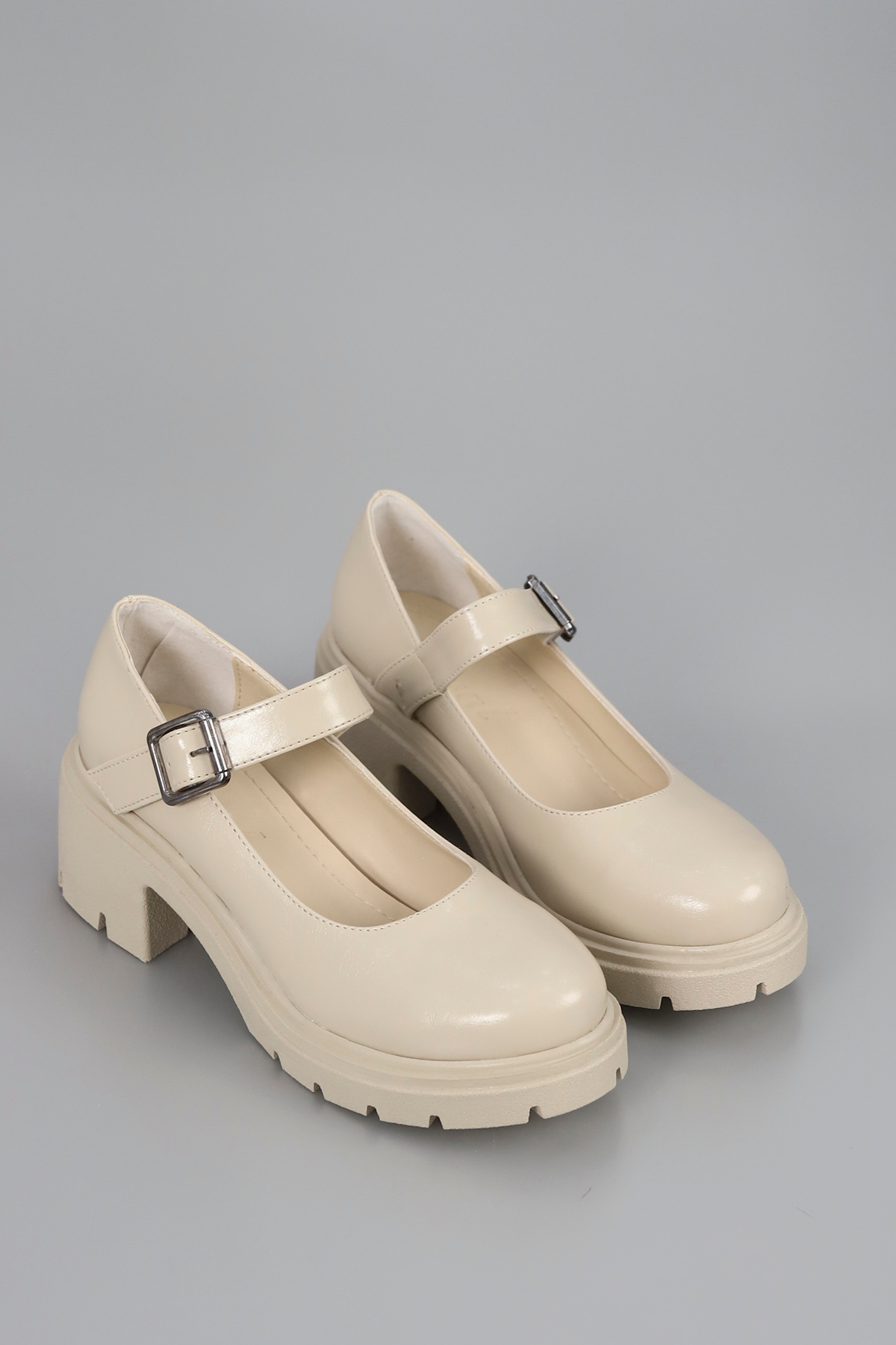 kajal ayakkabı JVL 027 Kemer Bağlamalı Loafer görsel 7