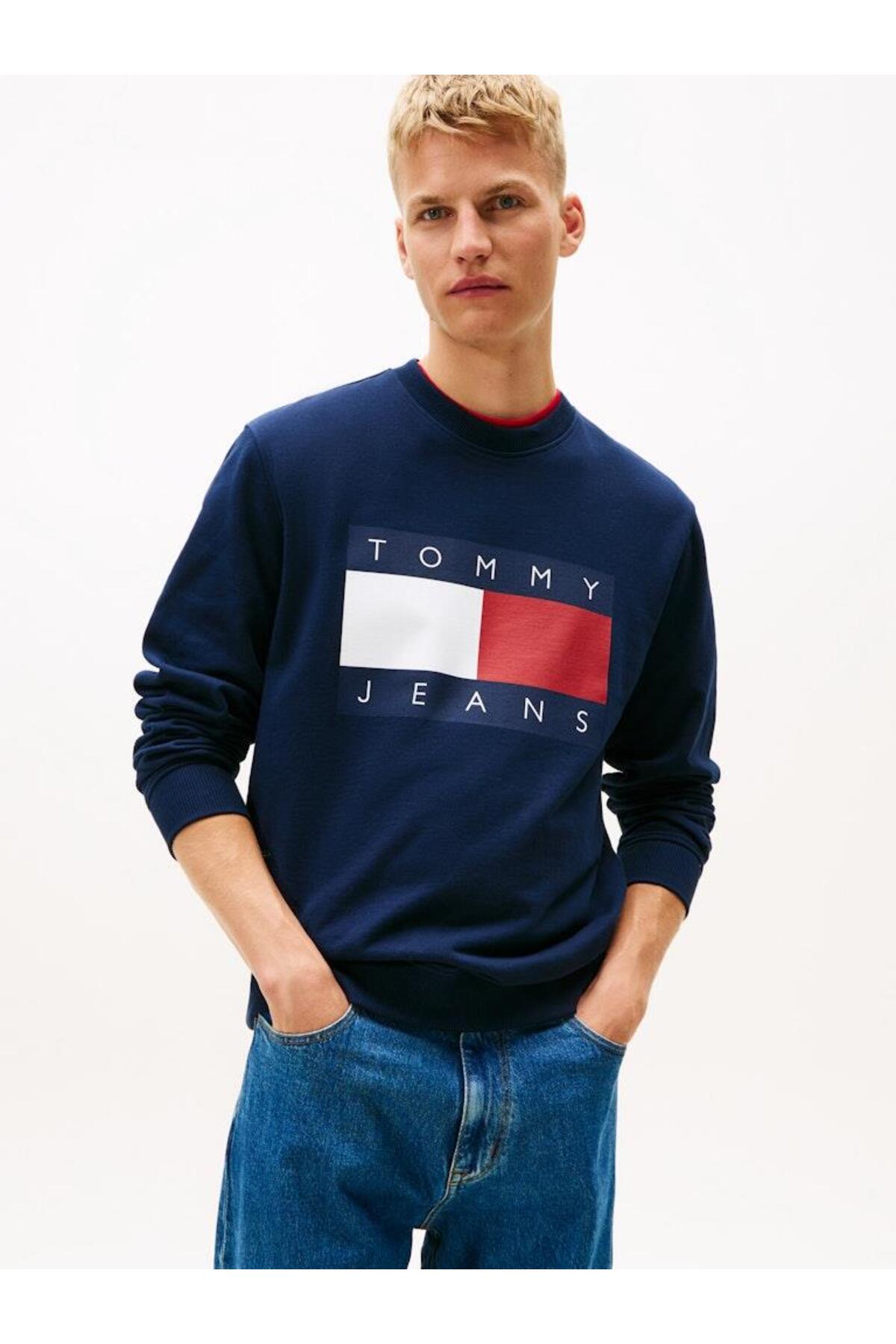 تامی هیلفیگر تی‌جی‌ام رگ، یقه گرد بزرگ، فلگ، اکستنشن