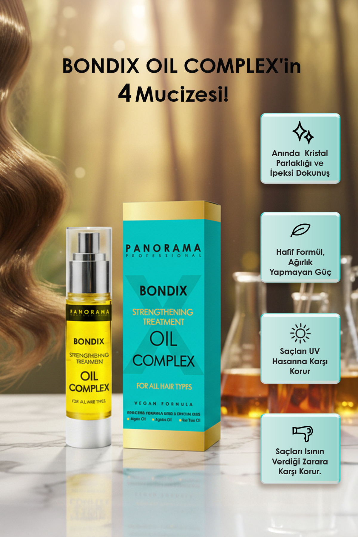 Oil Complex 50 ml Bondix Bağ Onarıcı Yağ — bondix — تصویر 3 از 5