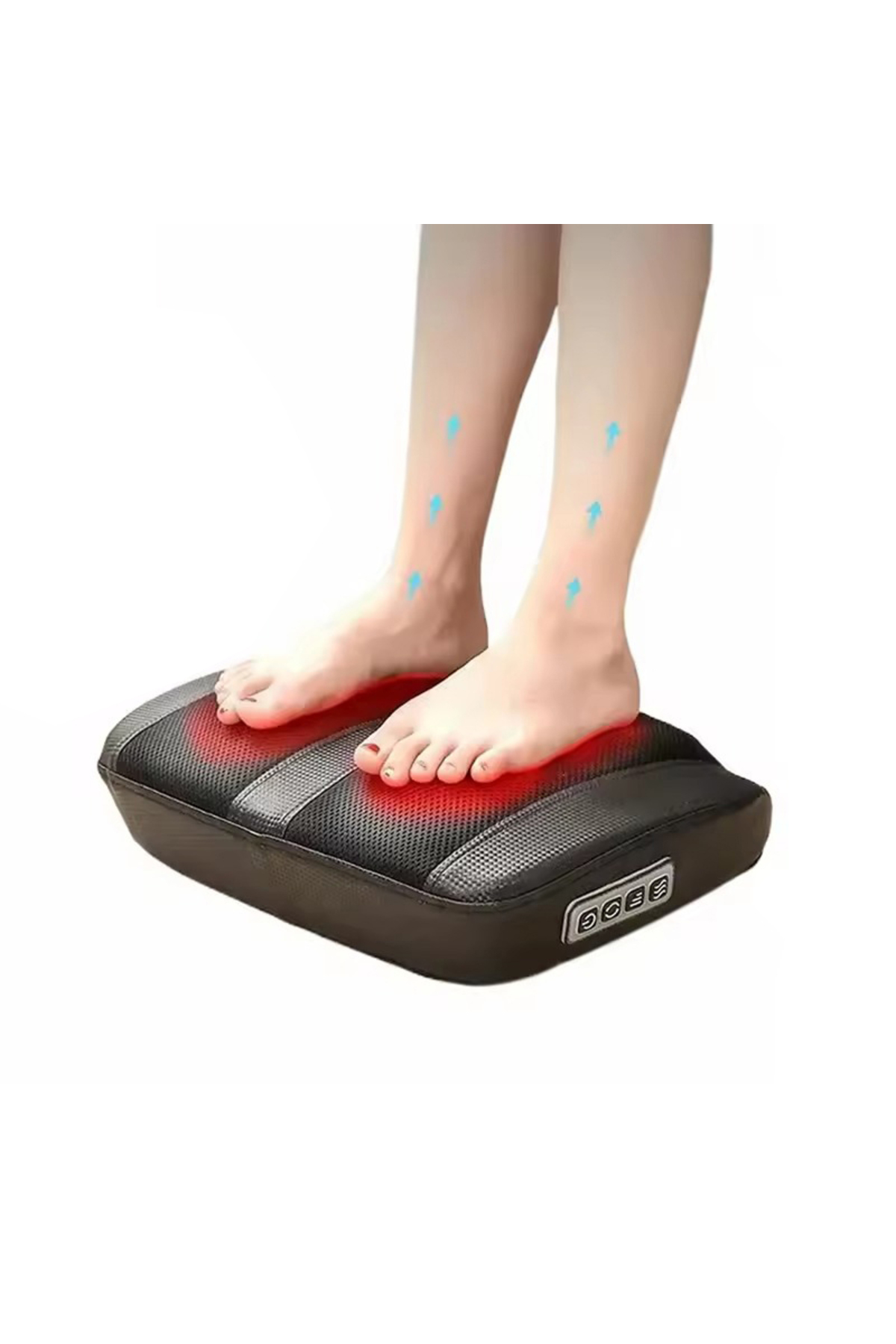 Coverzone Shiatsu Ayak Masaj Aleti – Yoğurma, Akupresür, Isıtma ve
