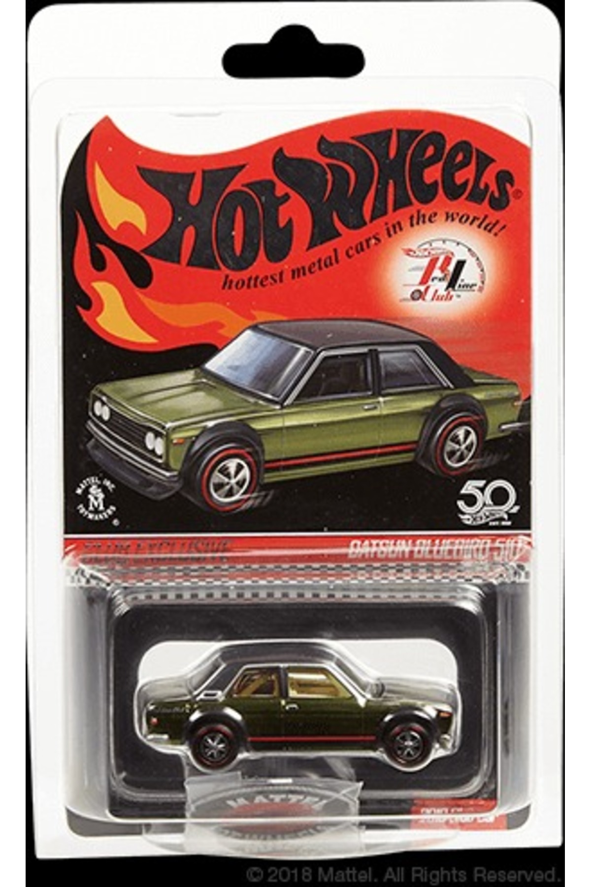 HOT WHEELS RLC Club Exclusive Datsun Bluebird 510 - 2018 Club Car