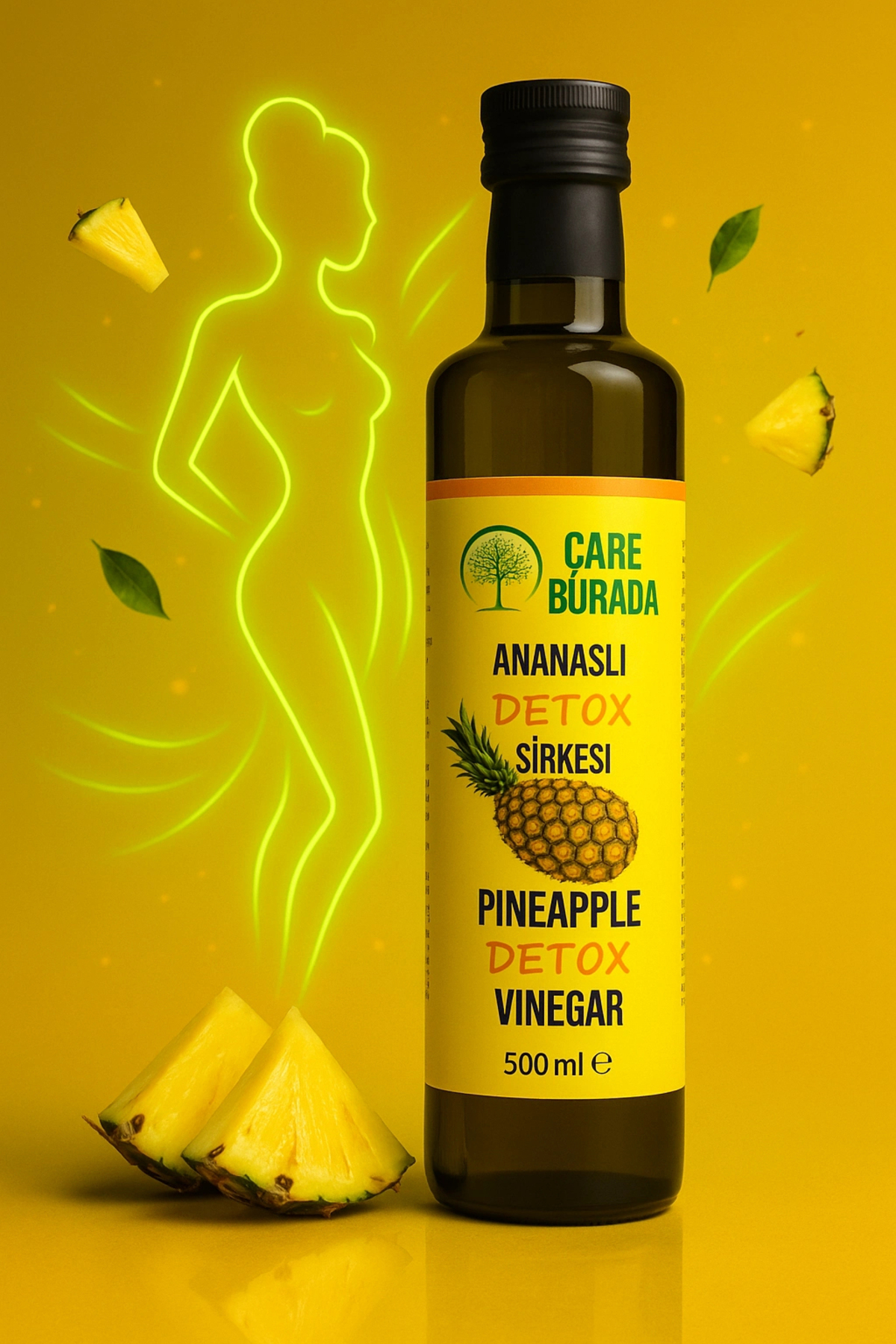 Çare Burada - Ananaslı Detoks Sirkesi 500 Ml - Fiyatı, Yorumları