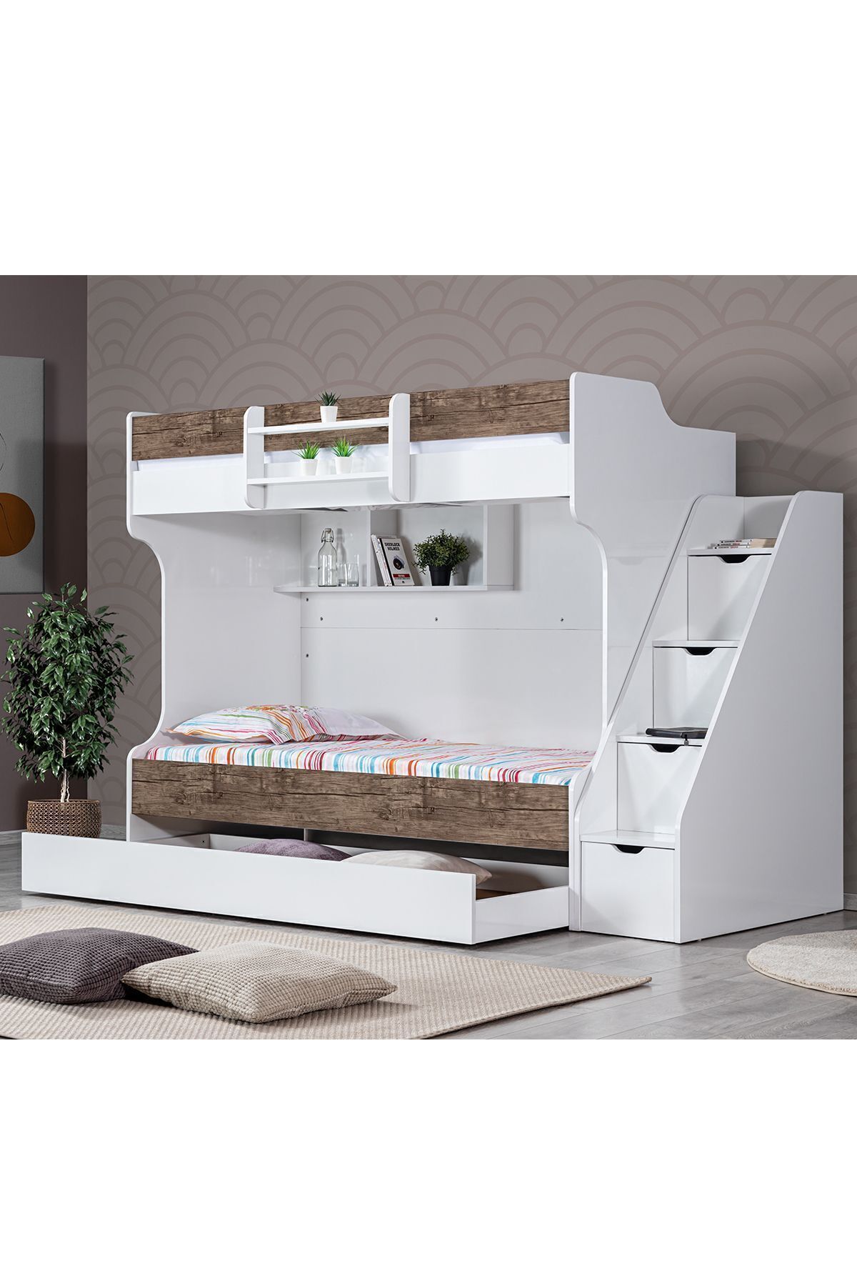 Setay Yavrulu Ranza, Kardem Ranza - Ceviz + 2 Adet Comfort Yatak