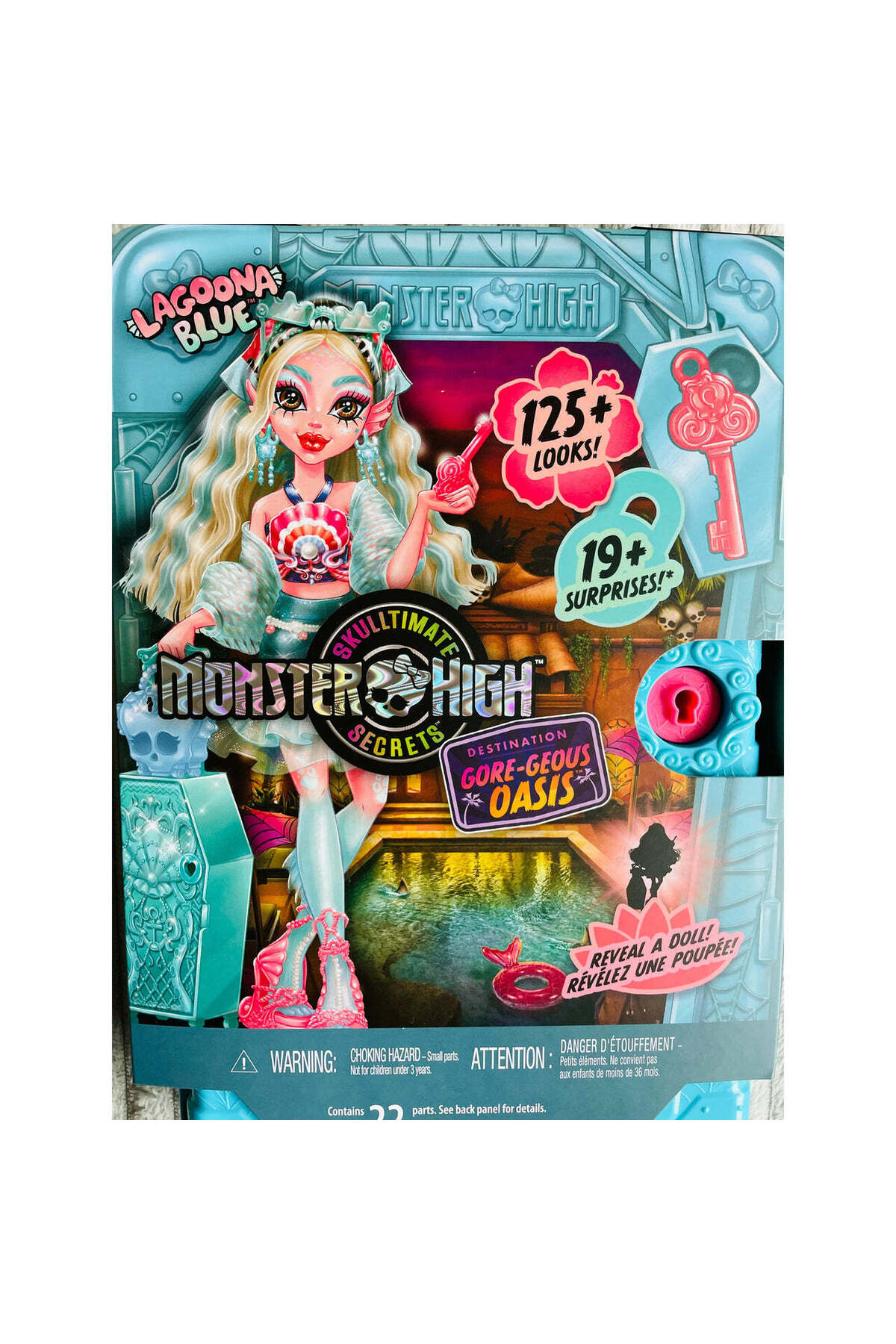 MONSTER HIGH Skulltimate Secrets Series 7 Lagoona Blue Oasis Doll