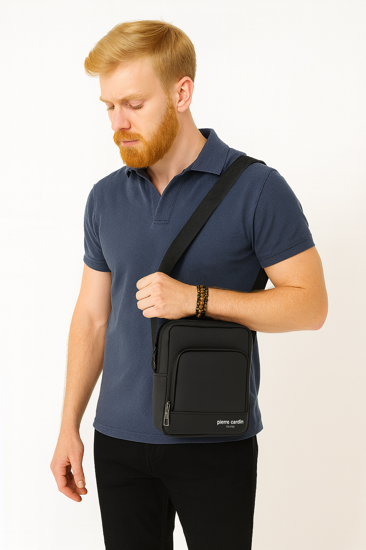 Pierre Cardin Erkek Çanta Siyah görsel 6