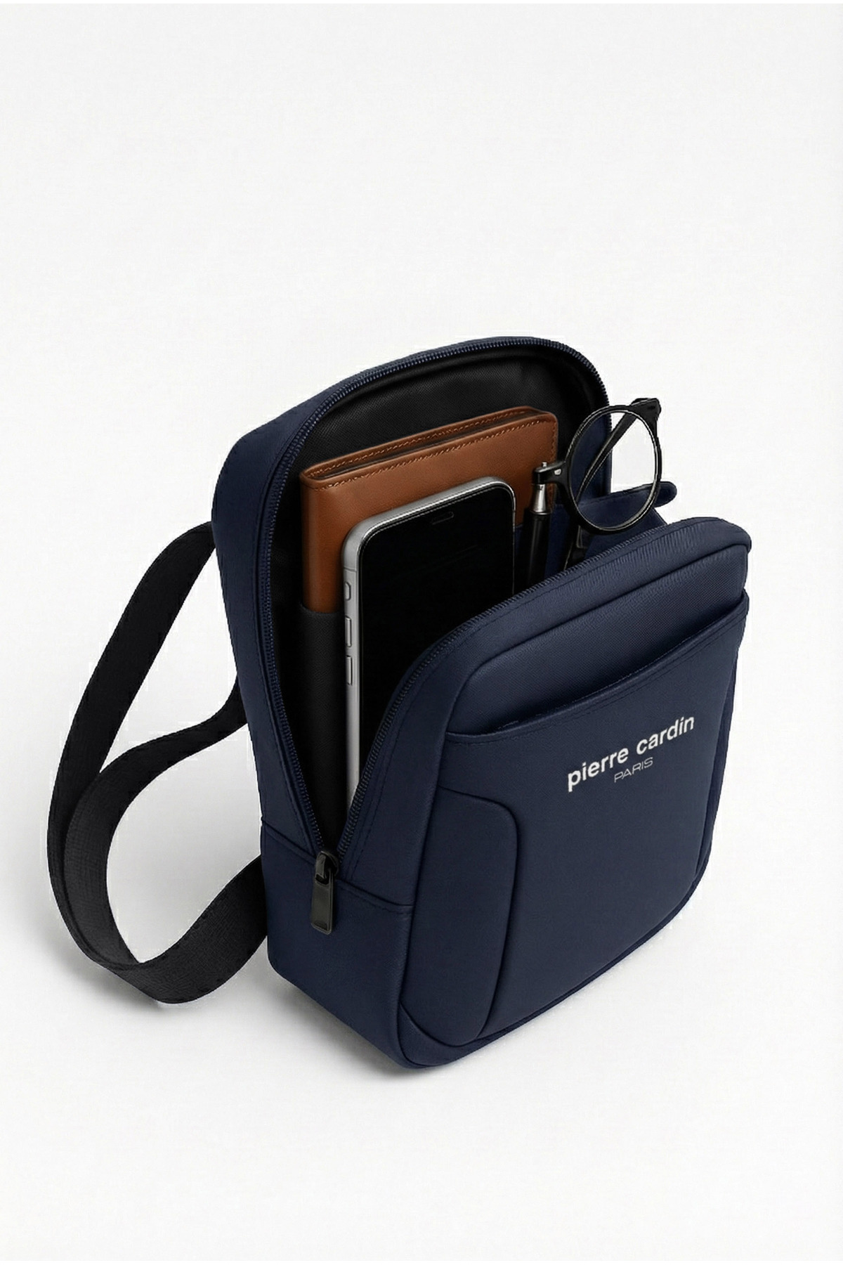 کیف پستچی مردانه راسته | پیر کاردین Pierre Cardin c002010-VR - تصویر 5