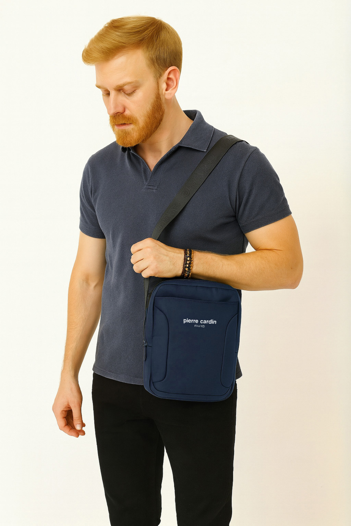 کیف پستچی مردانه راسته | پیر کاردین Pierre Cardin c002010-VR - تصویر 6