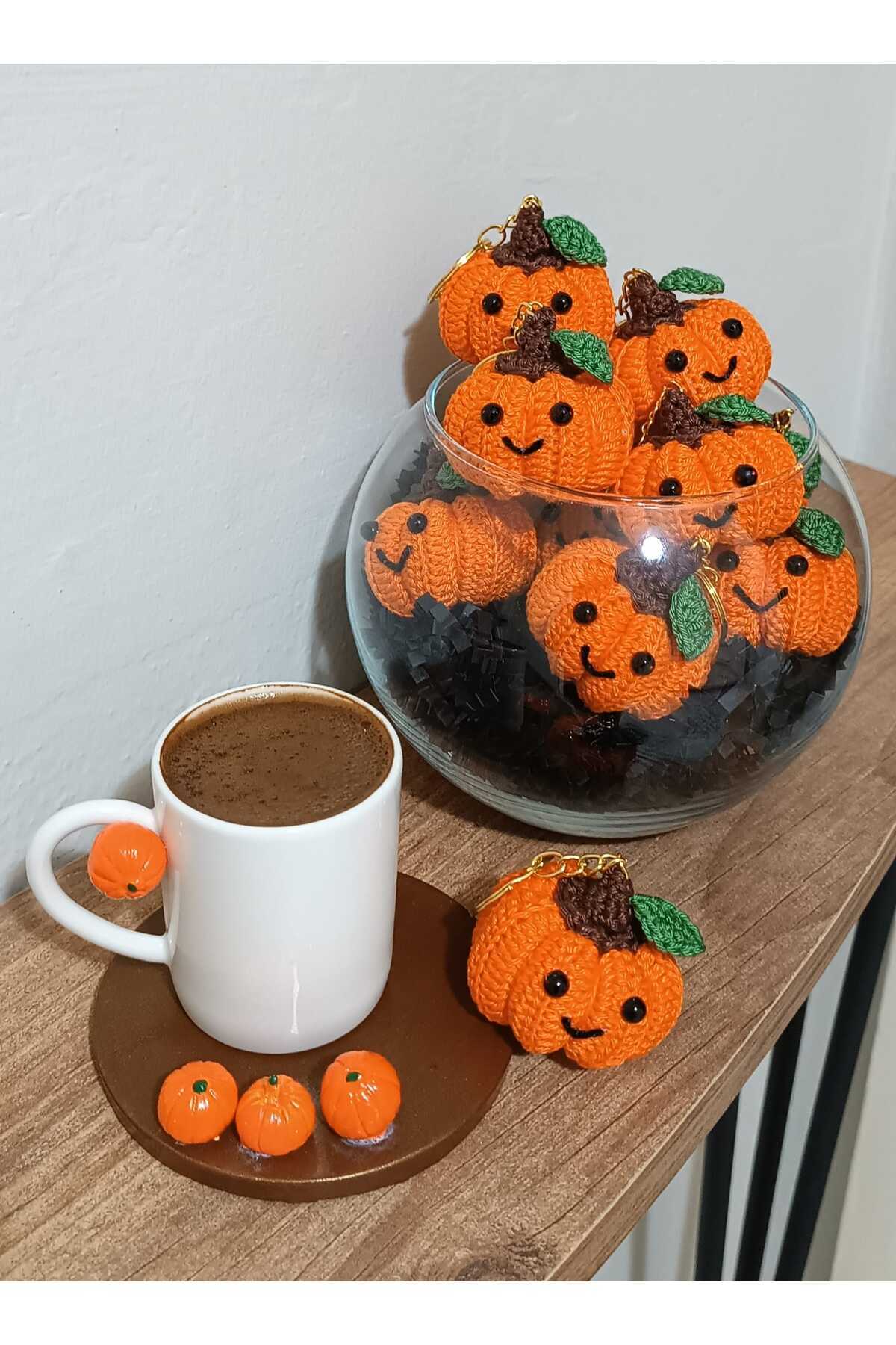 EG BAGS Balkabağı Charm ve Anahtarlık