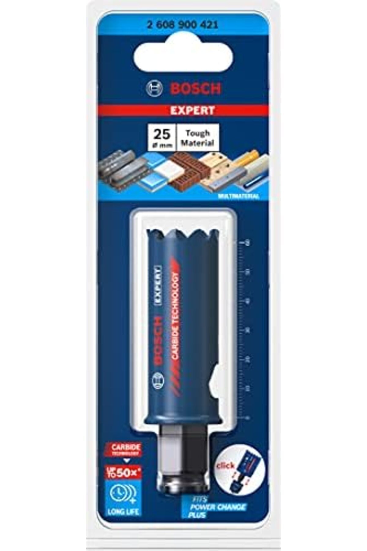 STOREMAX Professional 1x EXPERT Tough Material Delik Açma Testereleri (Metalli ahşap, Tuğla, Yumuşak döşemele