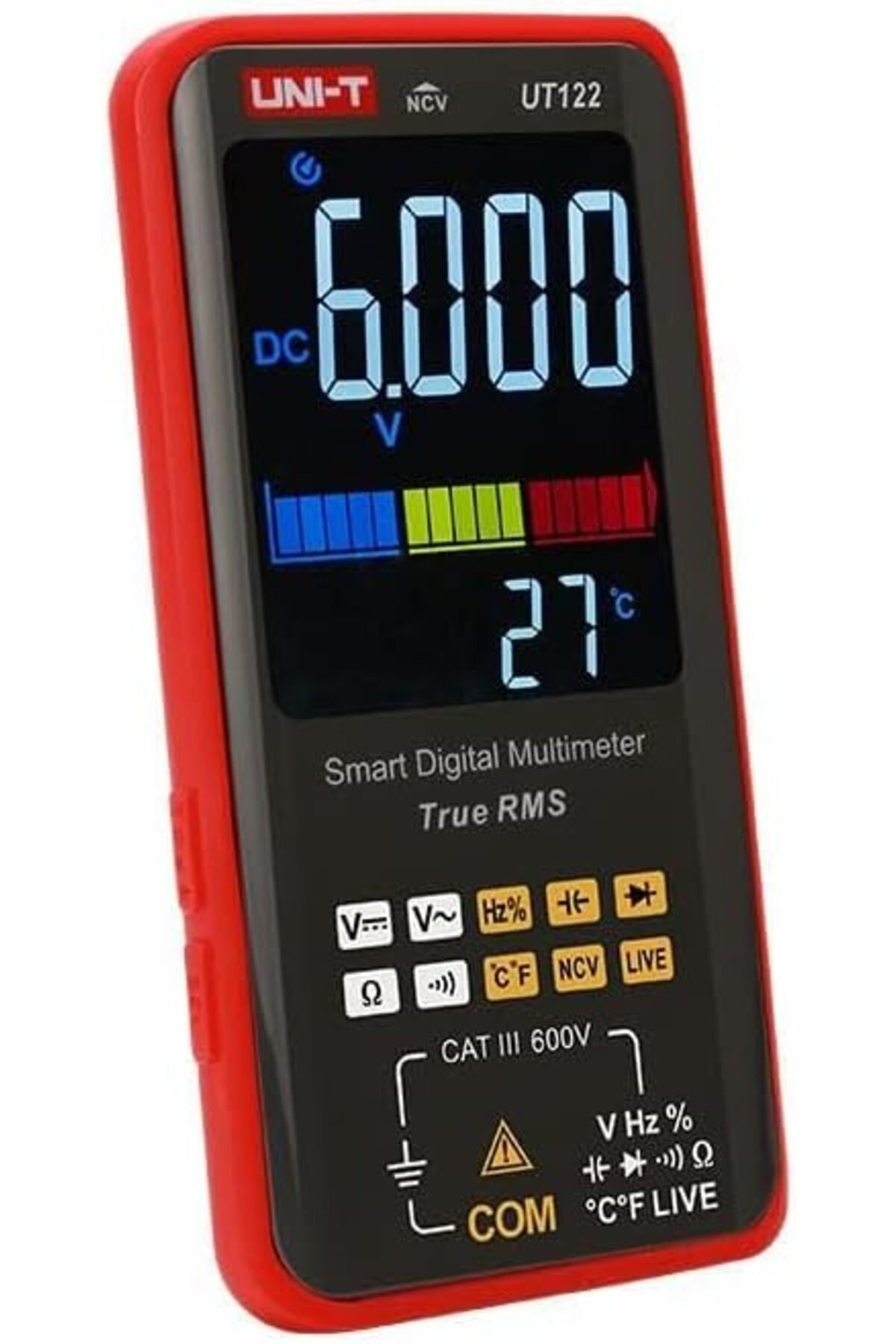 STOREMAX UT122/UT121A/B Smart Digital Multimeter RMS Voltage Frequency Dual Display NCV LIVE Auto 6199 Count