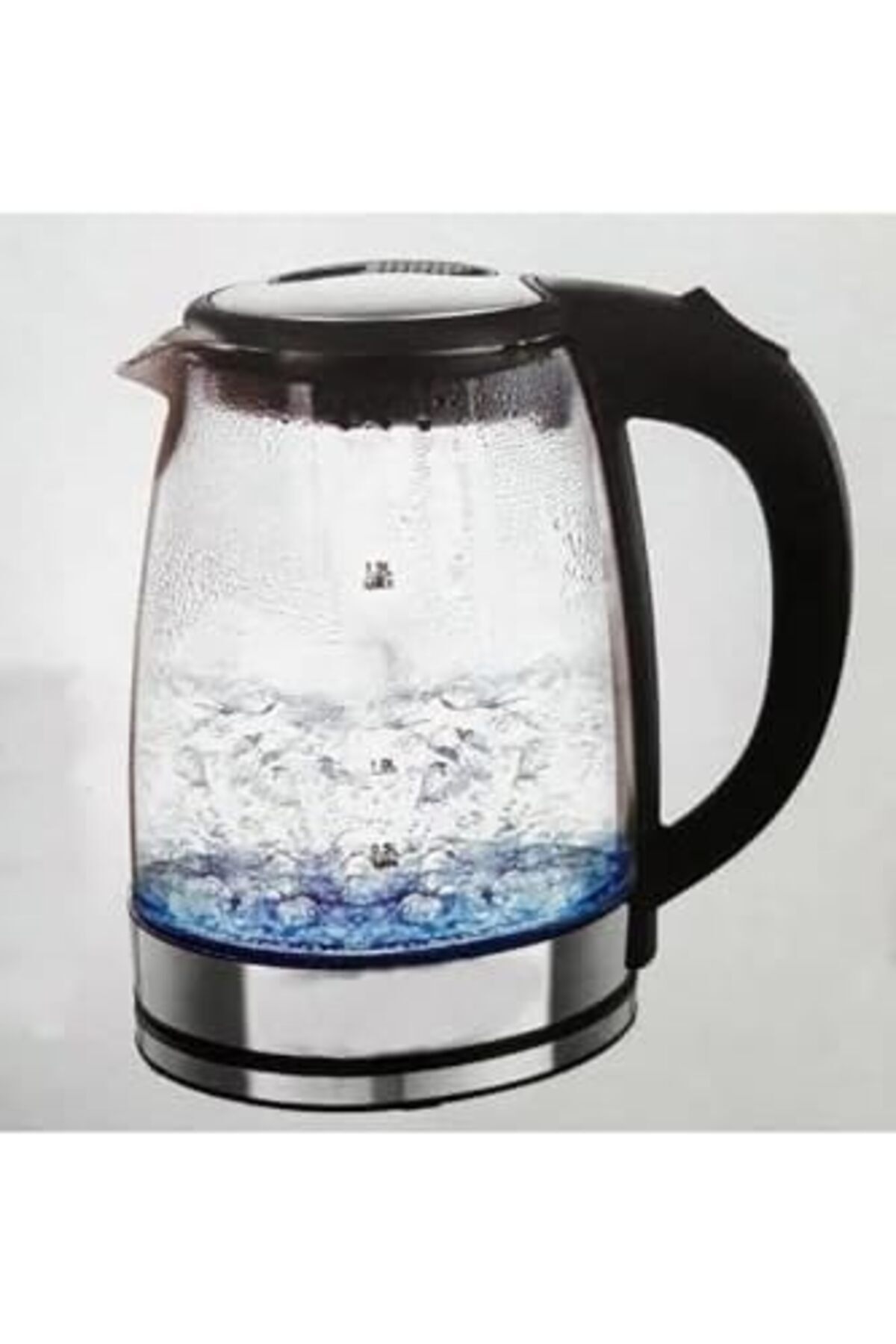 STOREMAX Crwn Cam Gövdeli 1.8L Elektrikli Su Isıtıcı Kettle 1500W Hızlı Kaynatma LED Işıklı 1200752