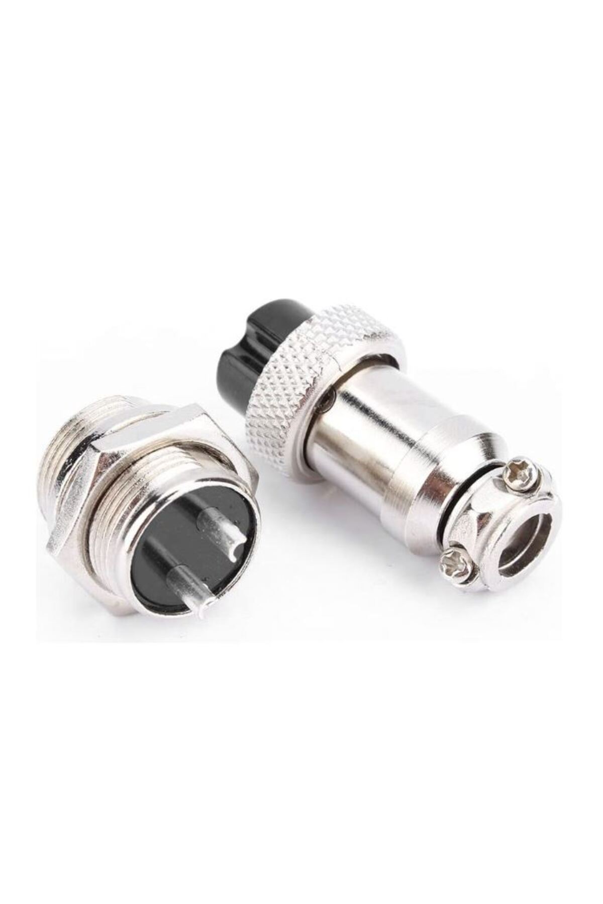 noca GX16 Havacılık Konektörü 2-Pin 400 V Vida Tipi Erkek ve Dişi