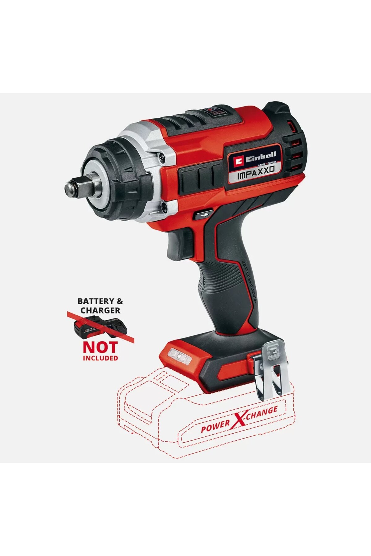 Einhell Impaxxo 18/450 - Solo, Kömürsüz Akülü Darbeli Somun Sıkma