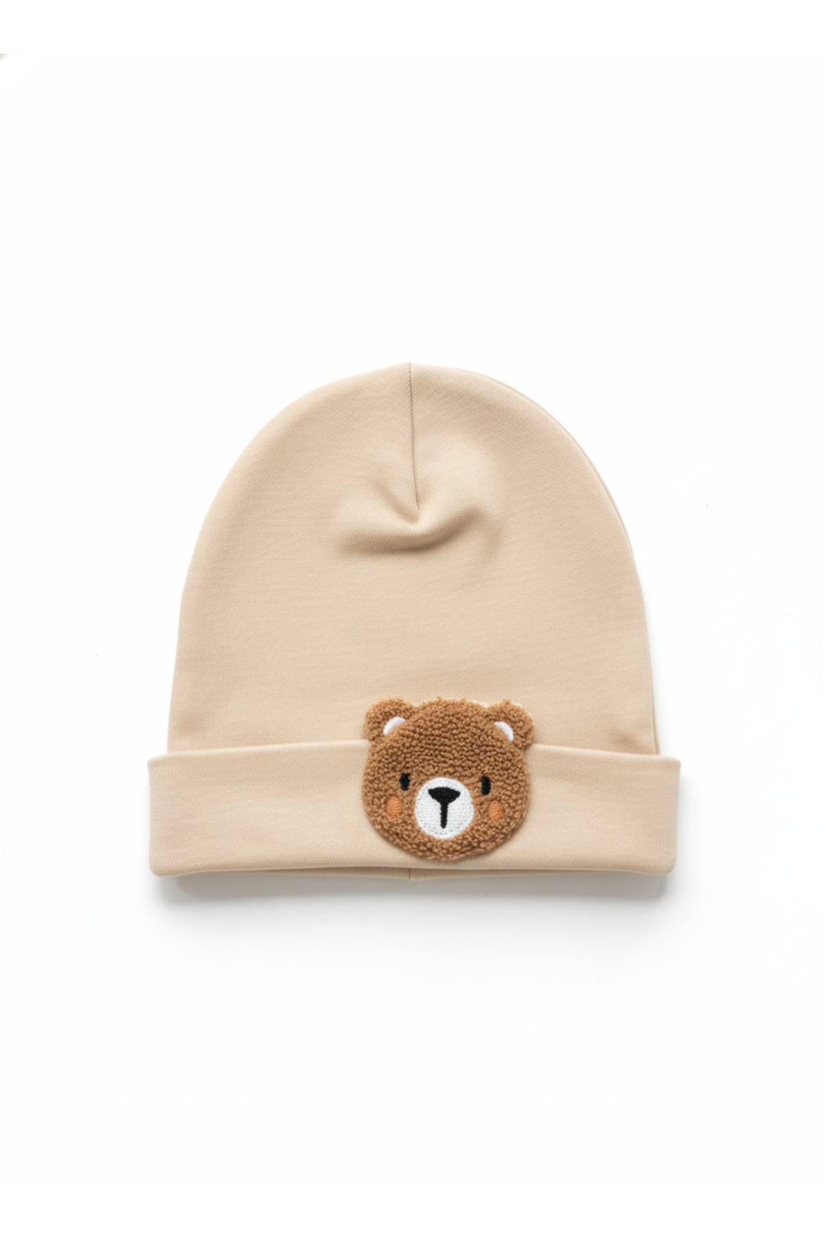 LOGO AKSESUAR Erkek Bebek Ayı Nakışlı 2'li Pamuk Şapka fotoğrafı 6 (önizleme)