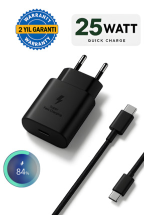 SURTECH Samsung A05 A05s A15 A23 A24 A25 A55 M35 Uyumlu 25w Süper Hızlı Type ...