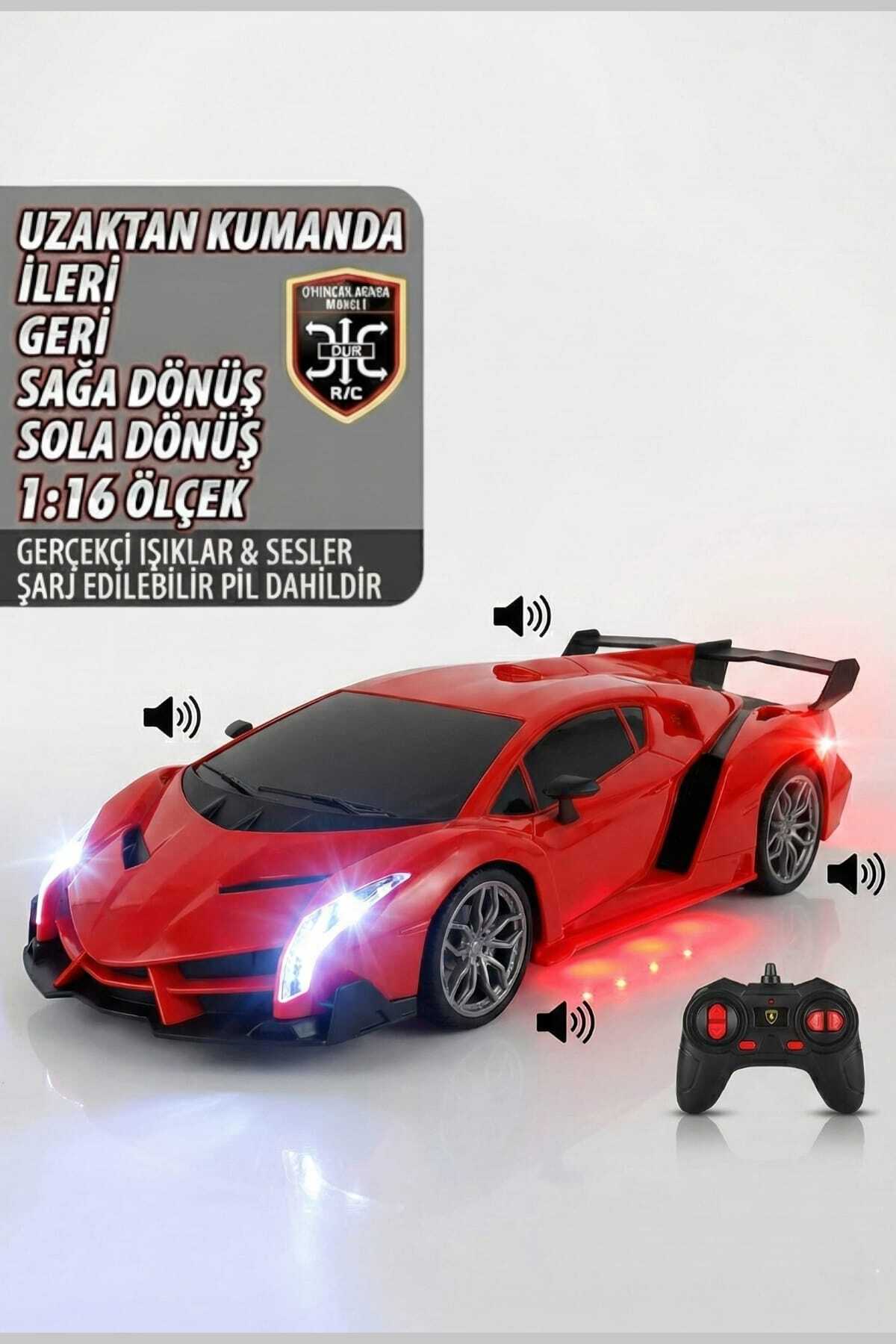 Fidan oyuncak Uzaktan Kumandalı RC Spor Araba – Işık ve Sesli