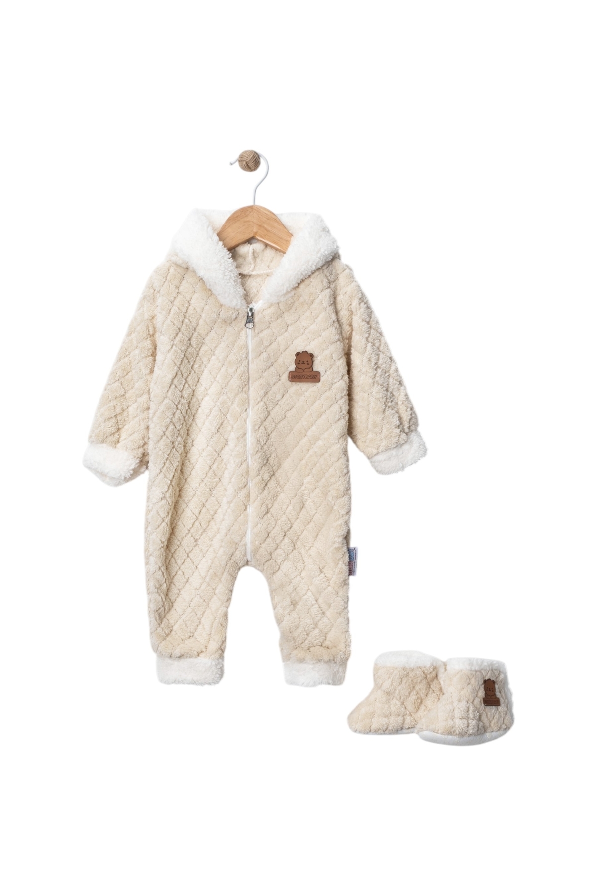 Arin Baby KIZ ERKEK BEBEK UZUN KOLLU BEBEK TULUM VE PANDUF/ WELLSOFT PELUŞ BEBEK TULUM PANDUF TAKIM fotoğrafı 3 (önizleme)