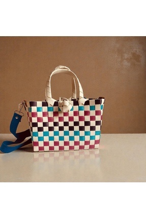 KİANA DÜKKAN - ASİYÉ Mini Boy Örgü Sepet Çanta