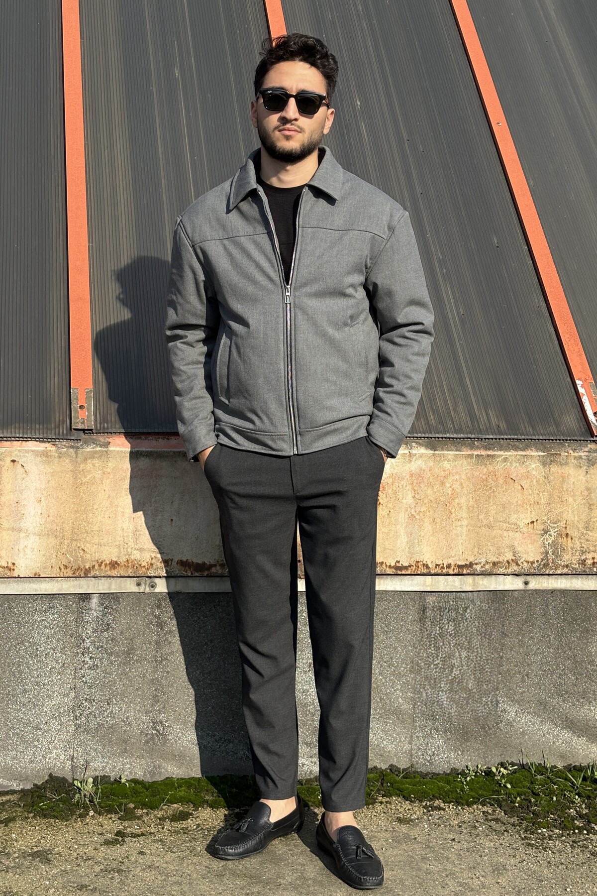 inpool  Erkek, Bel bağcıklı, yandan lastikli, Standart-fit, Old Money Culture Pantolon 25INPMARİO - Görsel 8