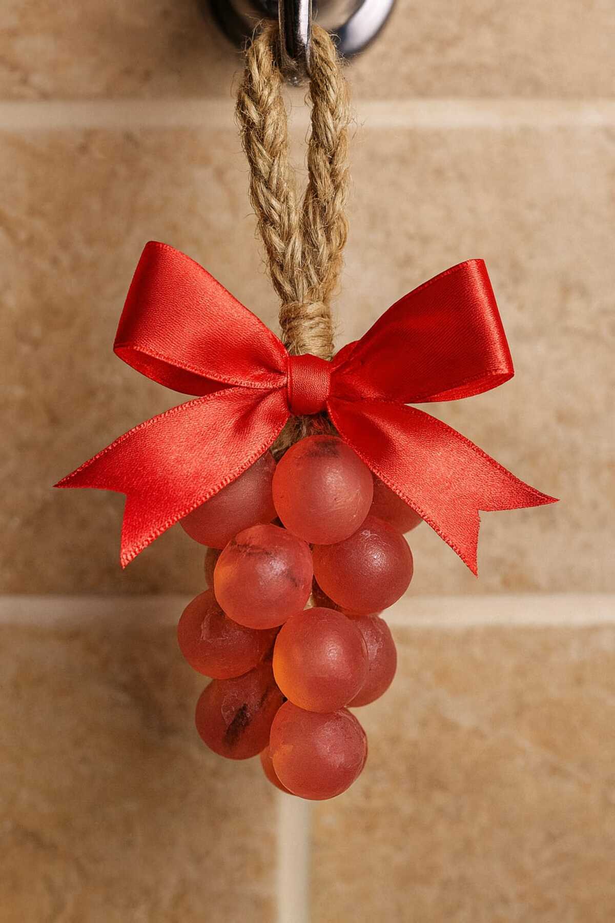 LASHES MUSE 🍇 Dekoratif Salkım Sabun – Doğal ve Şık Banyo Aksesuar