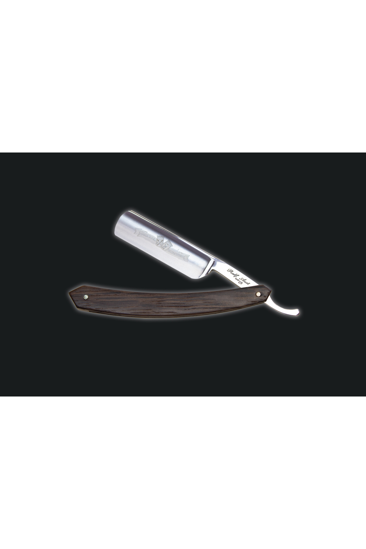 Ralf Aust 5/8” Yuvarlak Uç Klasik Ustura – Füme Meşe (Smoked Oak) Saplı