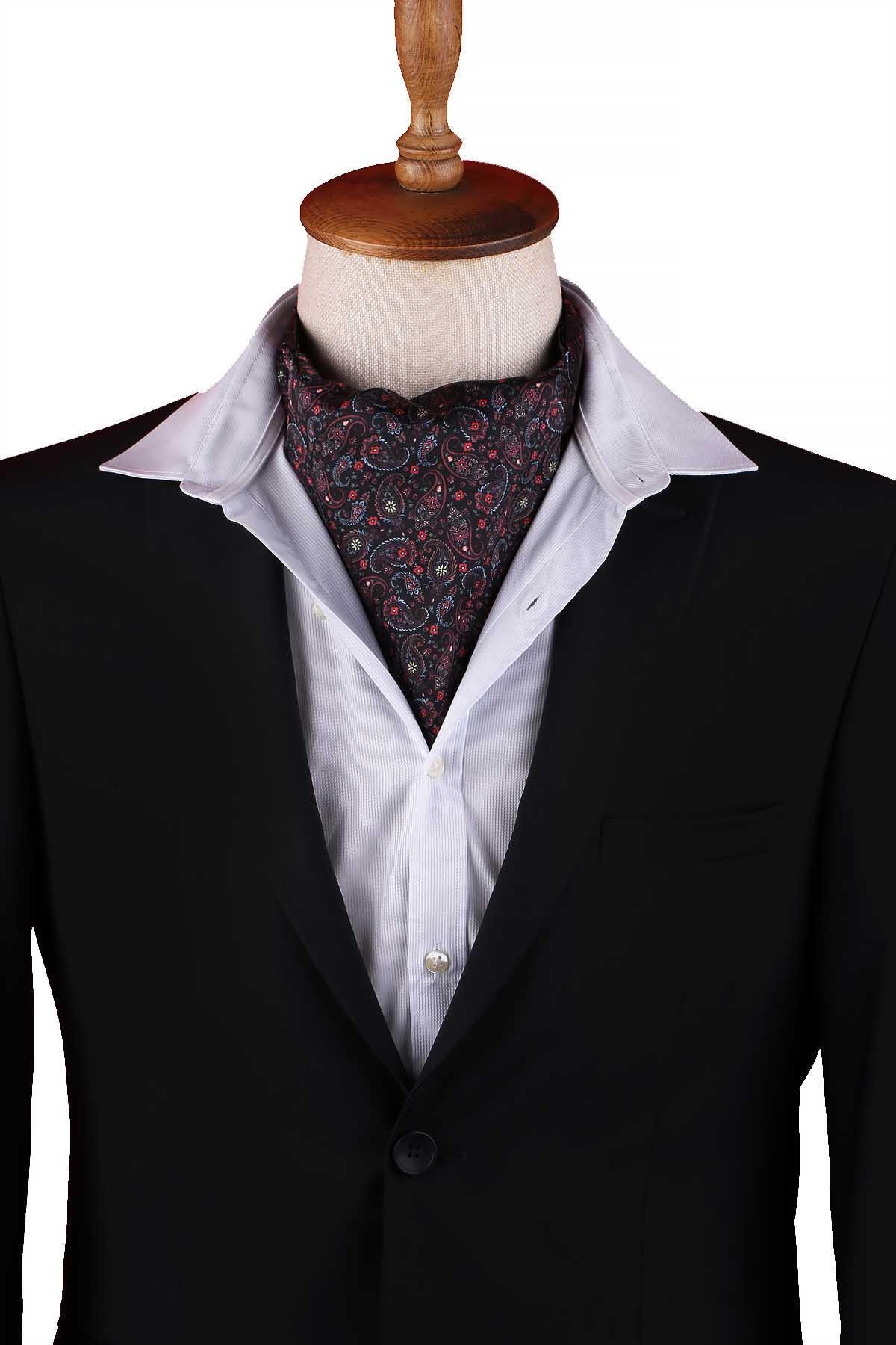  شال مردانه طرح شال مشکی Ascot K665