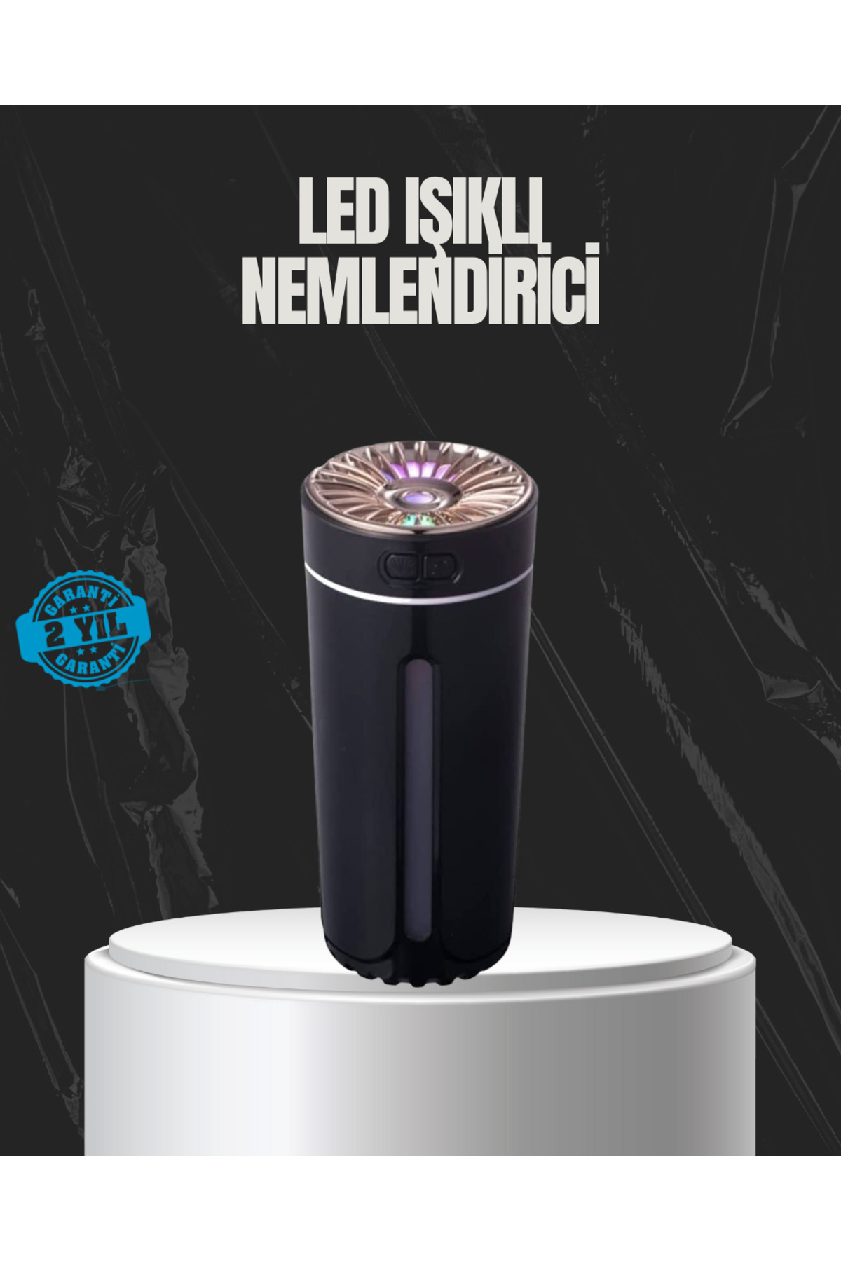 FREEDOM STOREE Usb Aromaterapi Difüzör Ultrasonik Hava Nemlendirici Led Gece Lambalı