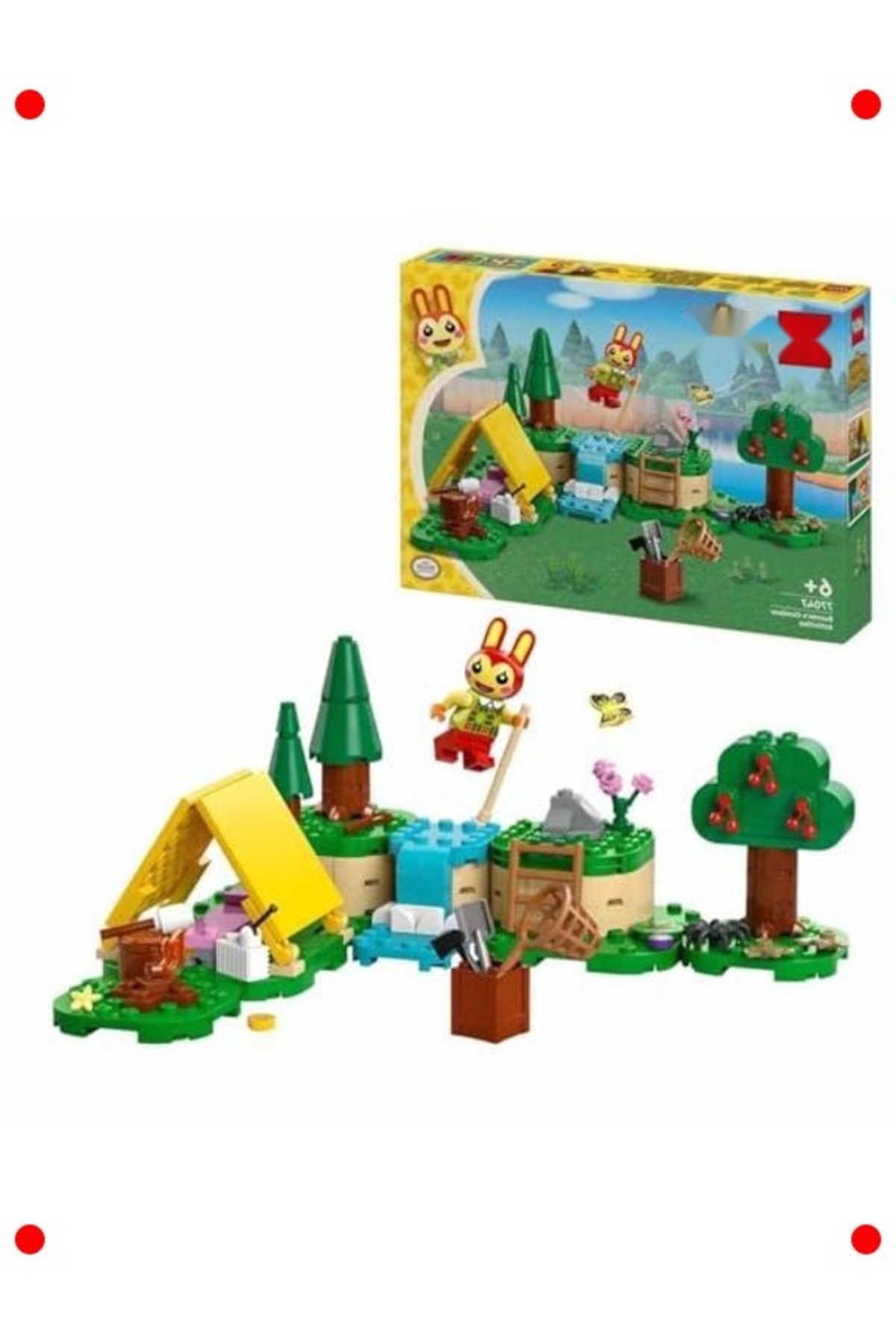 مجموعه ساخت‌وساز کمپینگ: ماجراجویی با فیگورهای خرگوش (۶ سال به بالا)