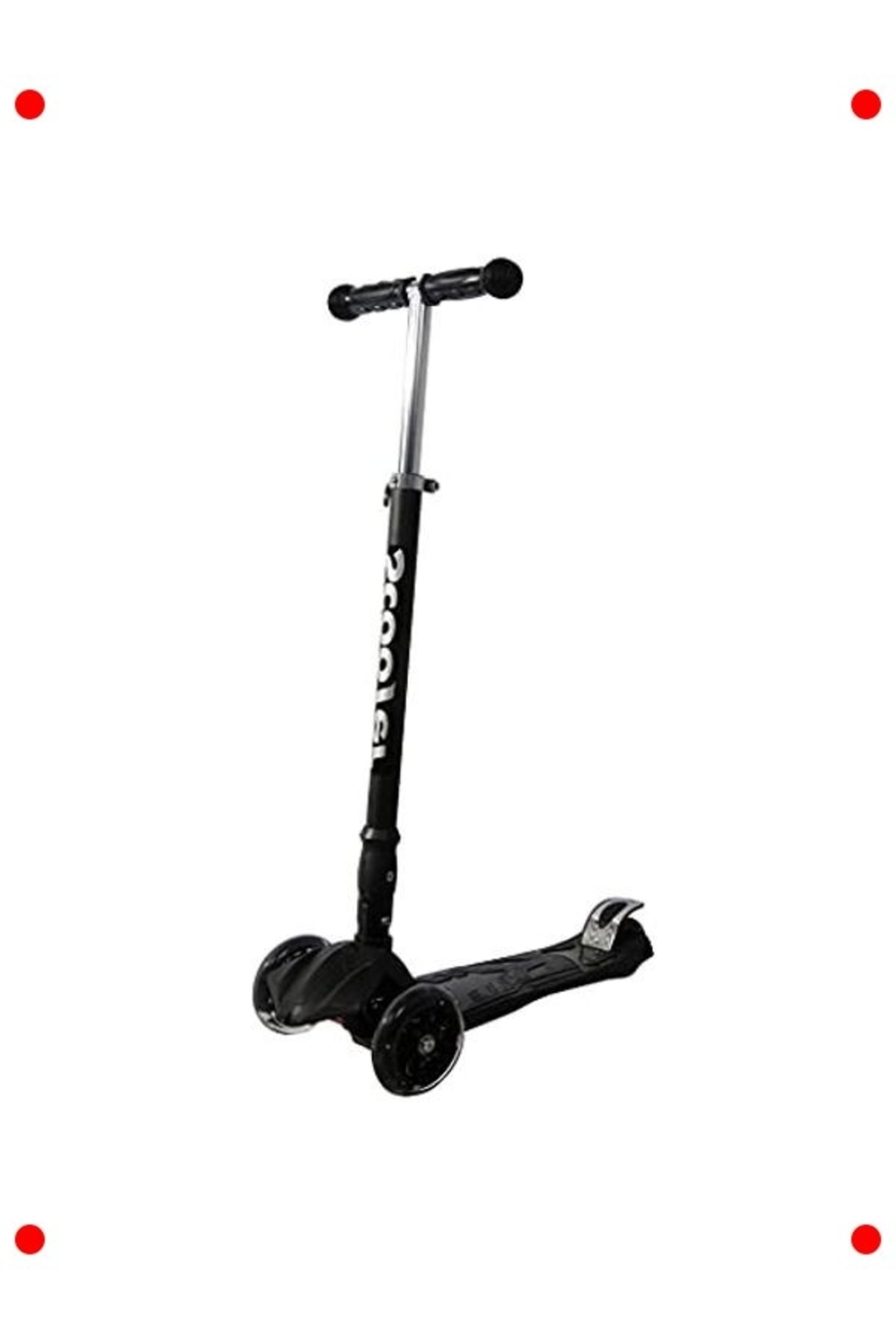 larstkas Işıklı Tekerlekli Katlanabilir Çocuk Scooterı