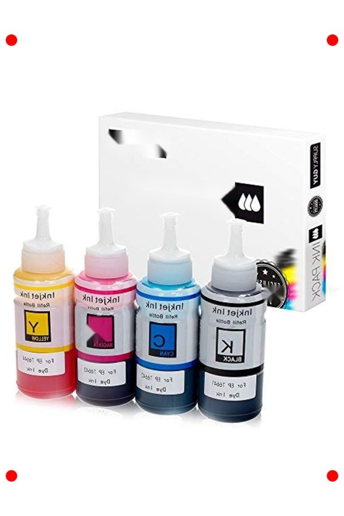 ilosstore Tanklı Yazıcı Uyumlu Mürekkep Seti (4x 70 ml)