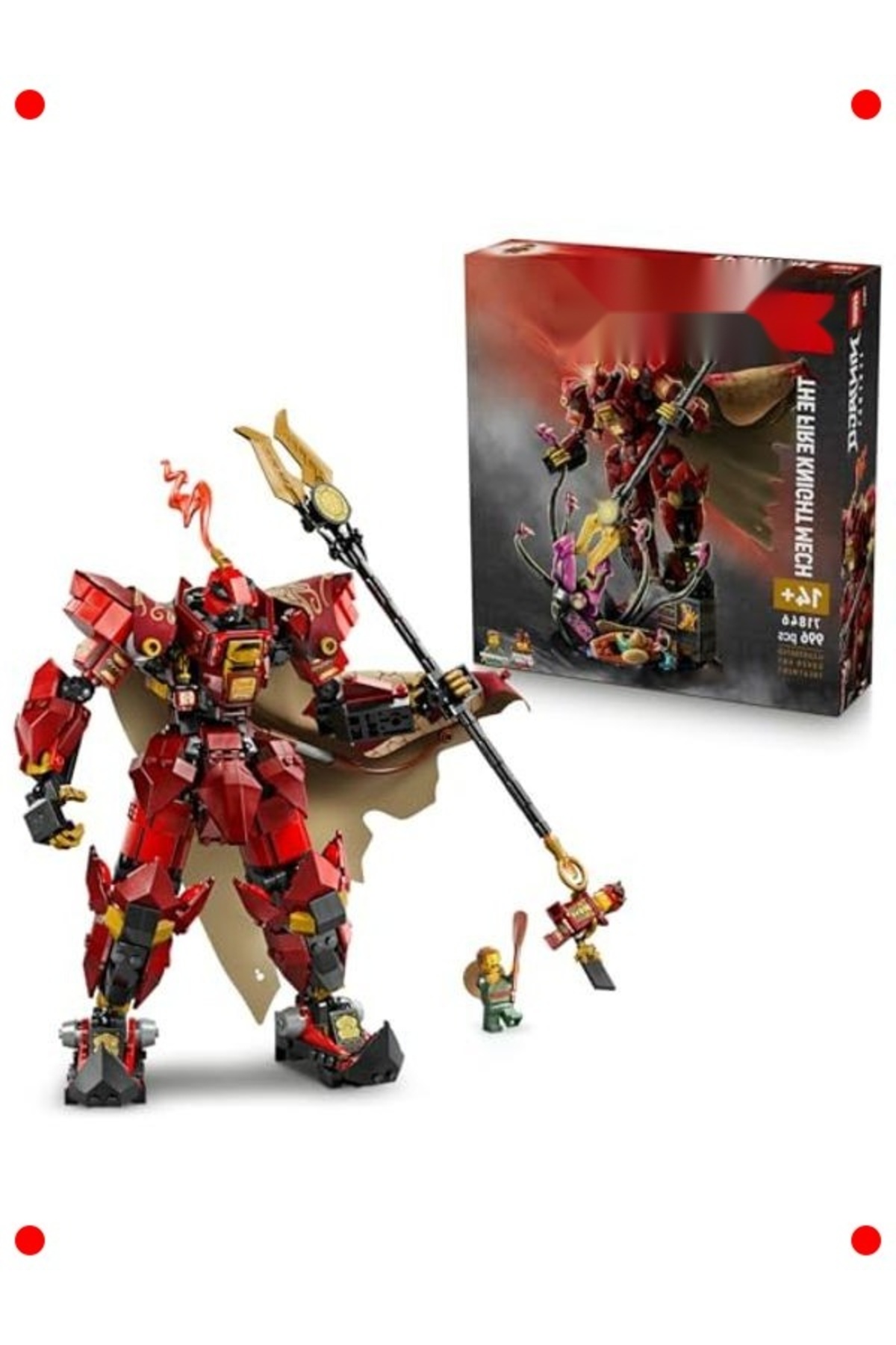 مجموعه مدل روبات جنگجوی آتشین (۱۶۵۰ قطعه)